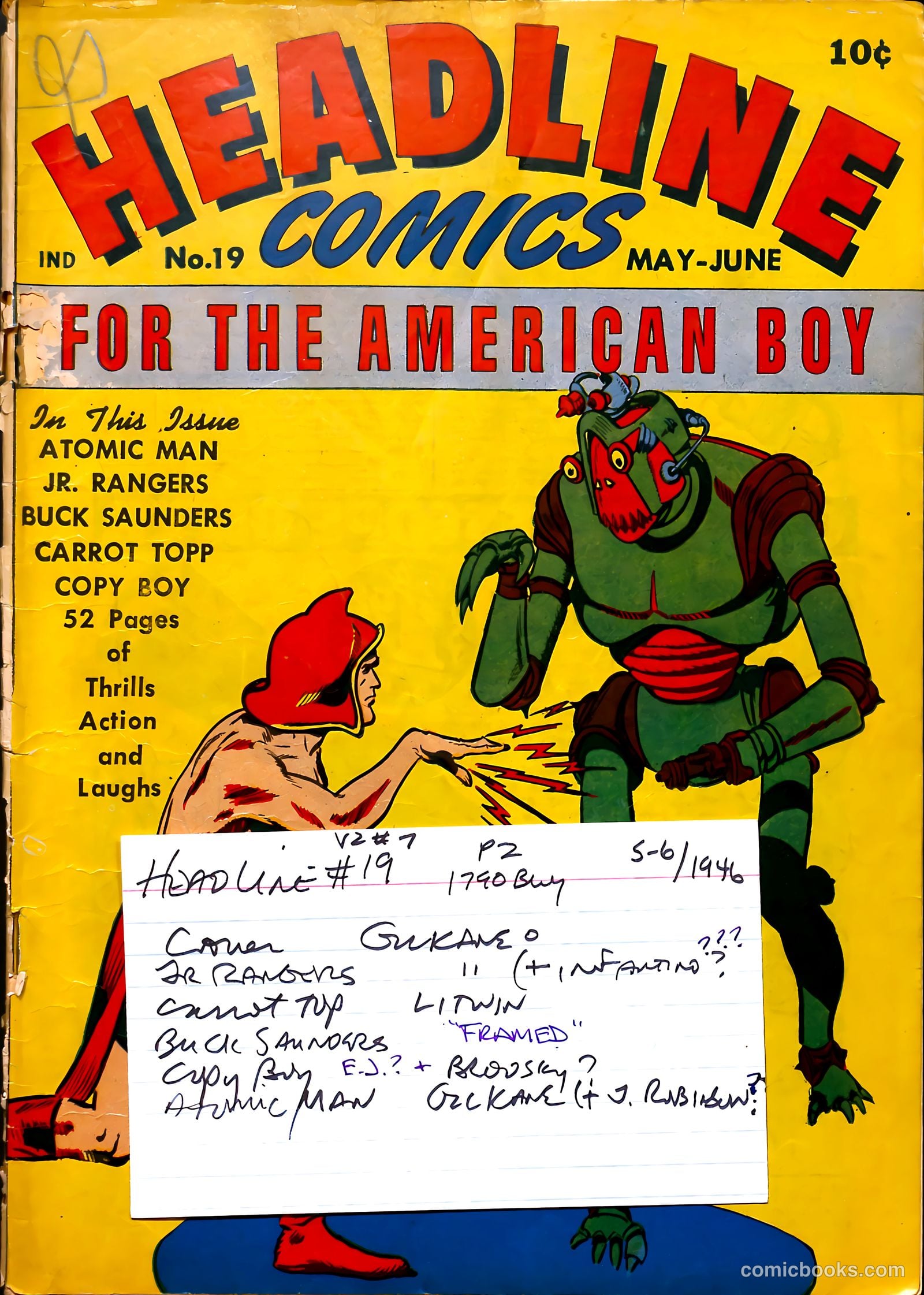 Headline Comics #19 (1949) — page 53 of 53
