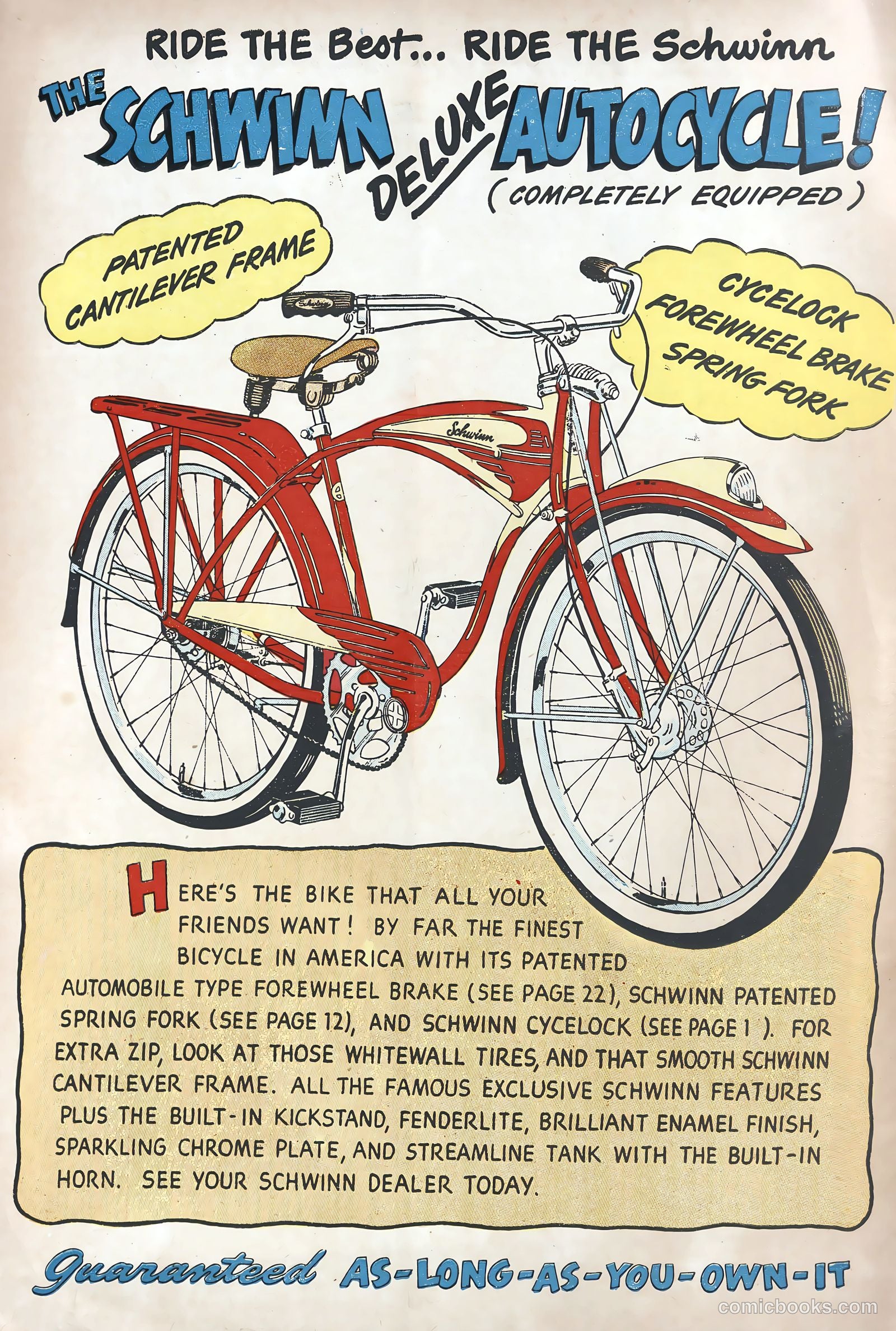 Schwinn Bicycle Book #nn (1949) — page 2 of 33