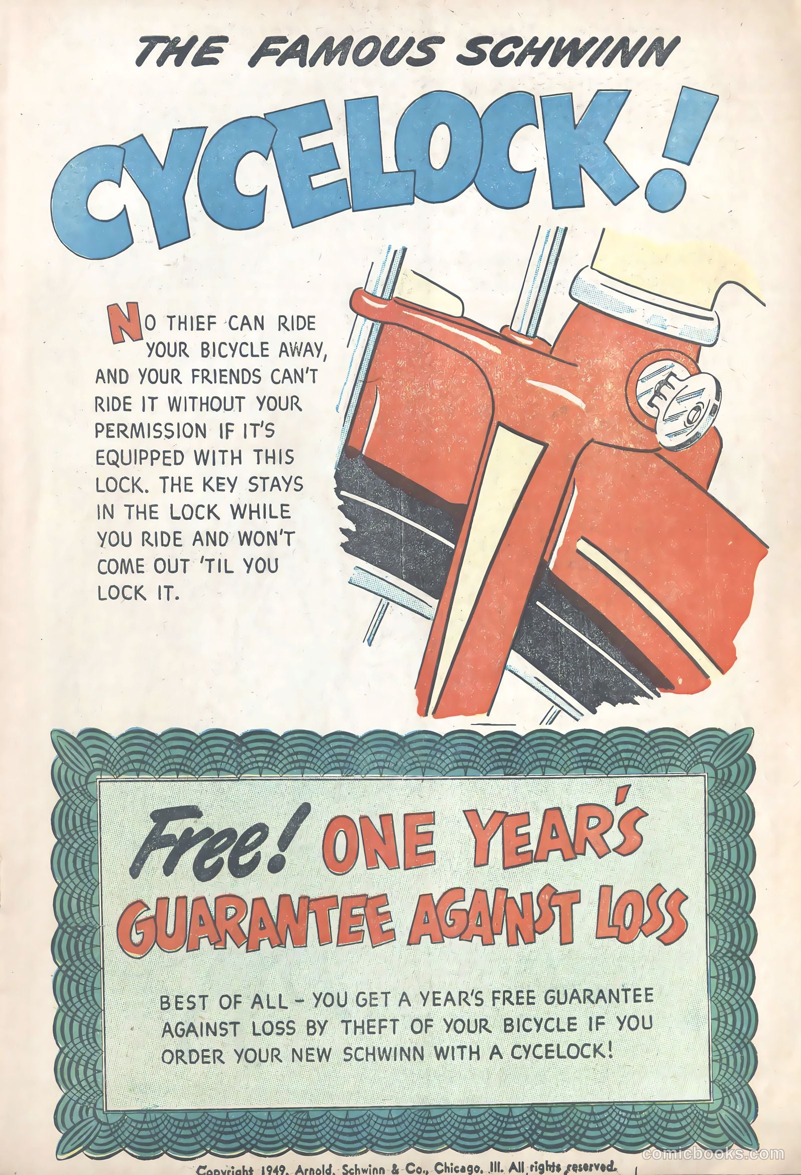 Schwinn Bicycle Book #nn (1949) — page 3 of 33