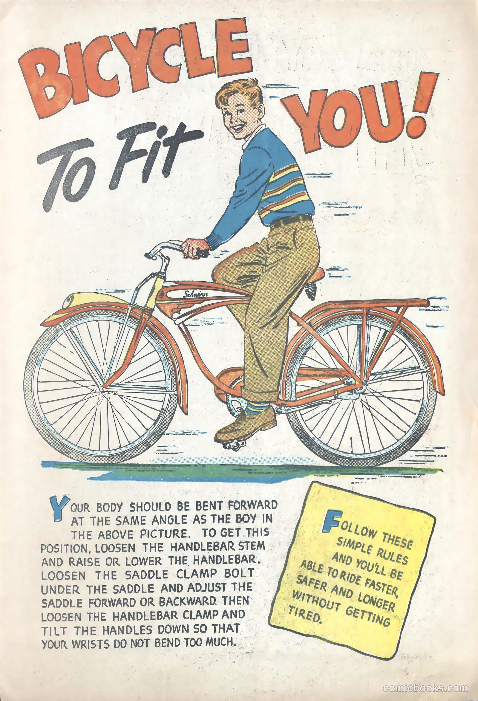 Schwinn Bicycle Book #nn (1949) — page 19 of 33