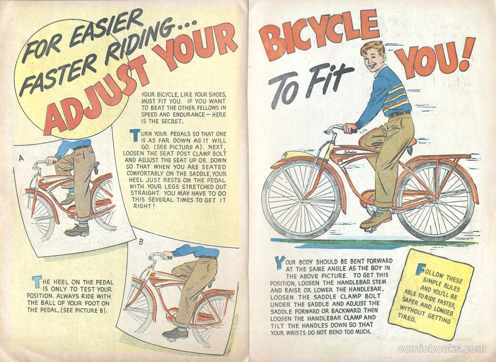 Schwinn Bicycle Book #nn (1949) — page 20 of 33