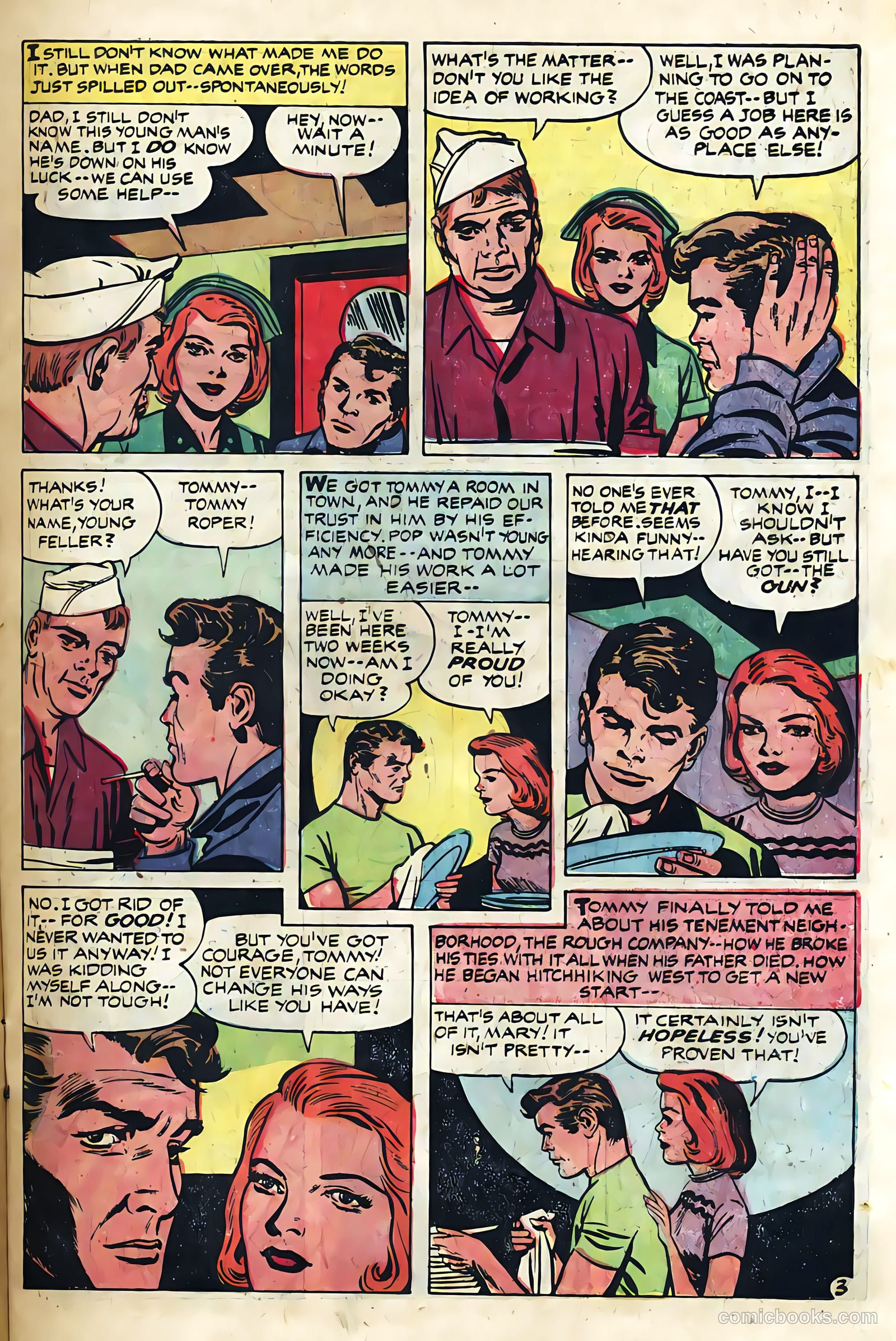 Young Romance #85 (1953) — page 15 of 36