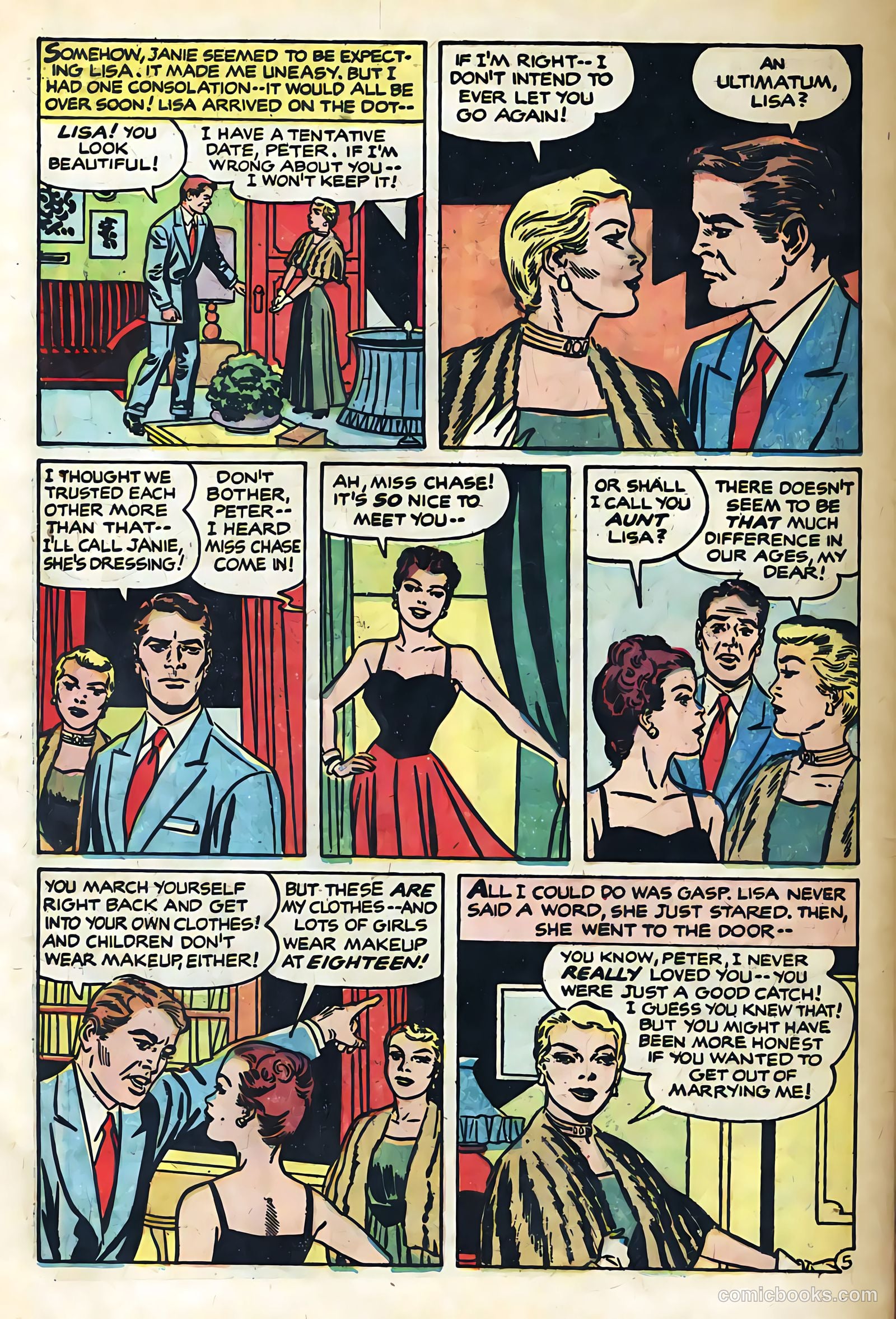 Young Romance #85 (1953) — page 32 of 36