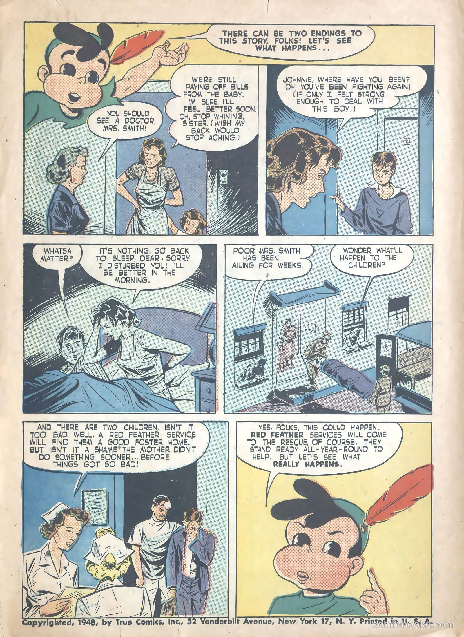 red feather another real story #nn (1948) — page 2 of 4