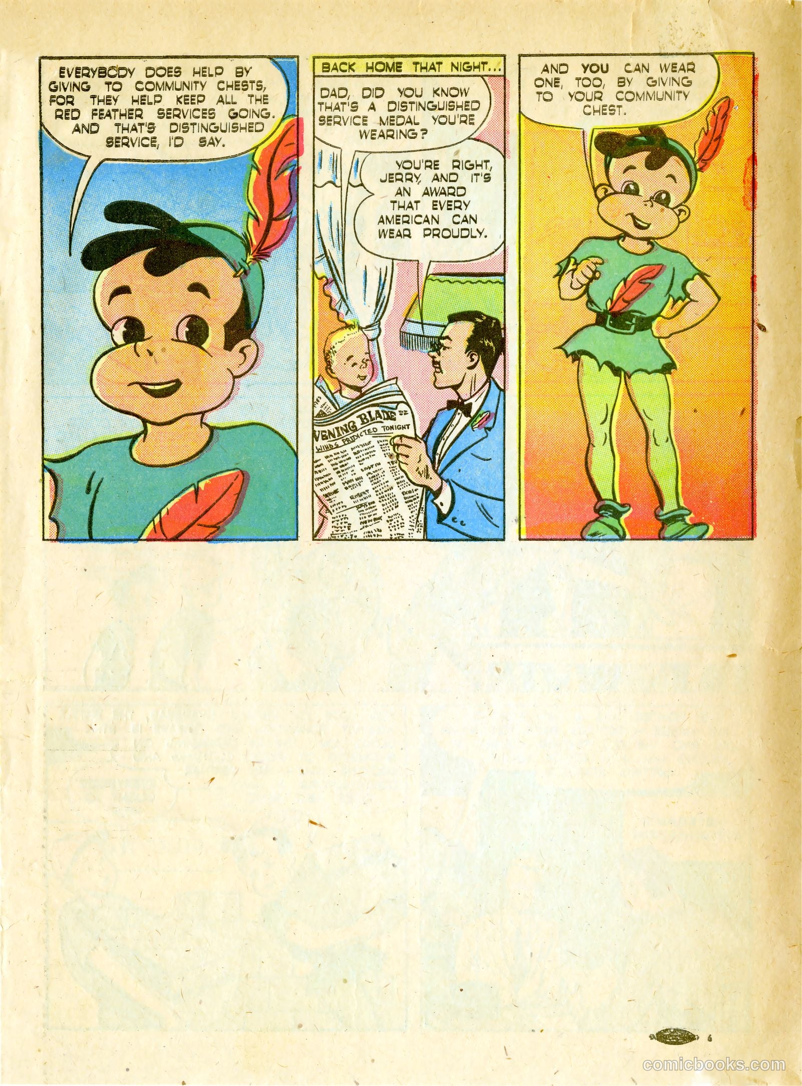 red feather give now #nn (1946) — page 4 of 4