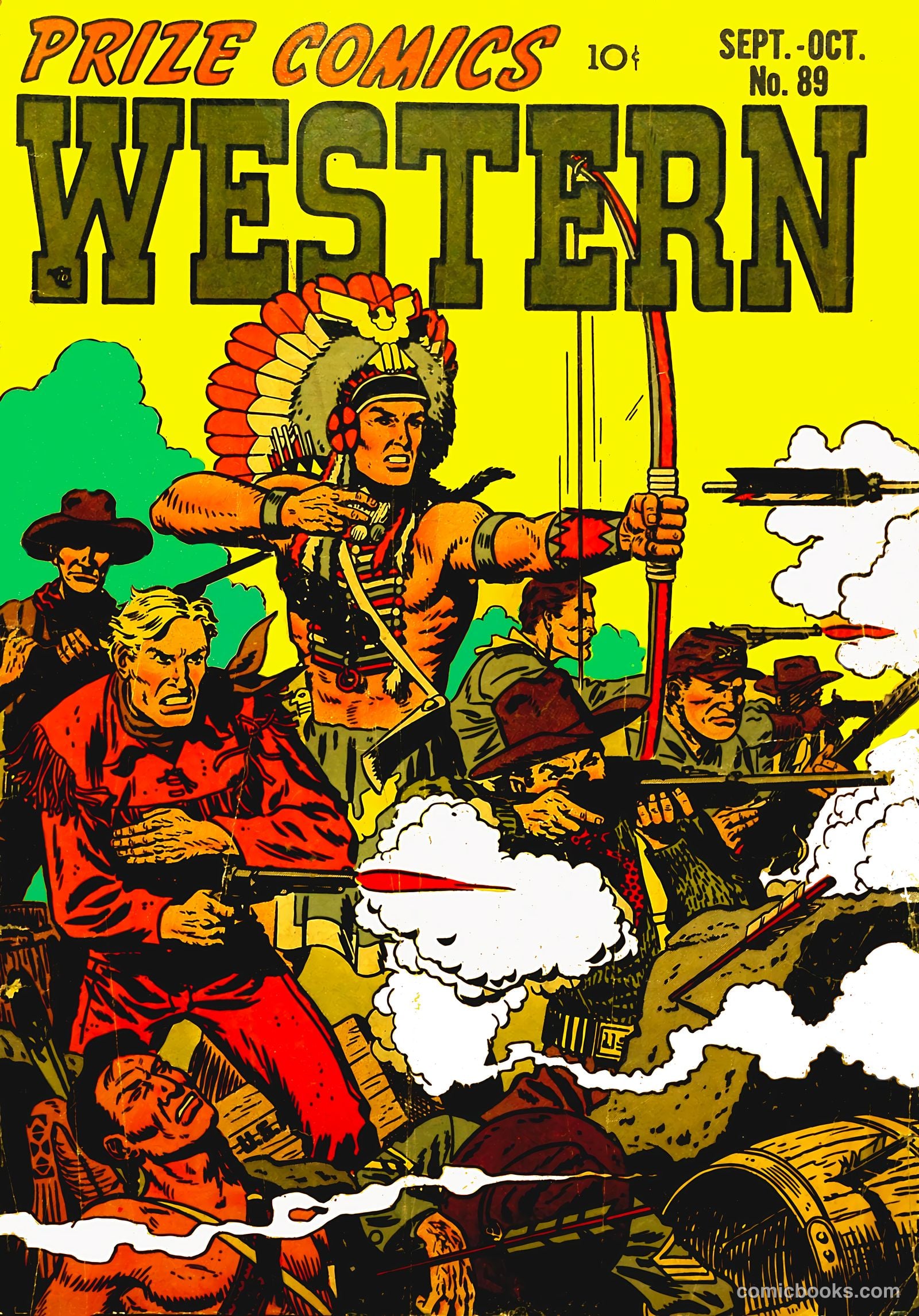 Prize Comics Western #89