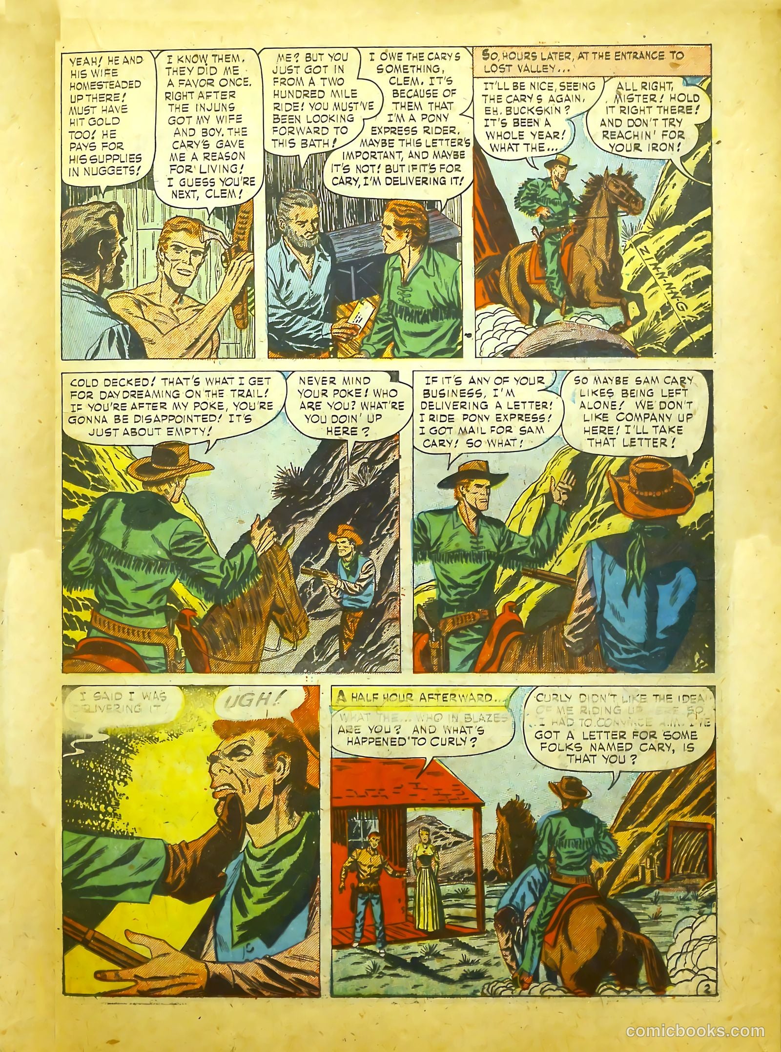 Prize Comics Western #89 (1950) — page 23 of 52