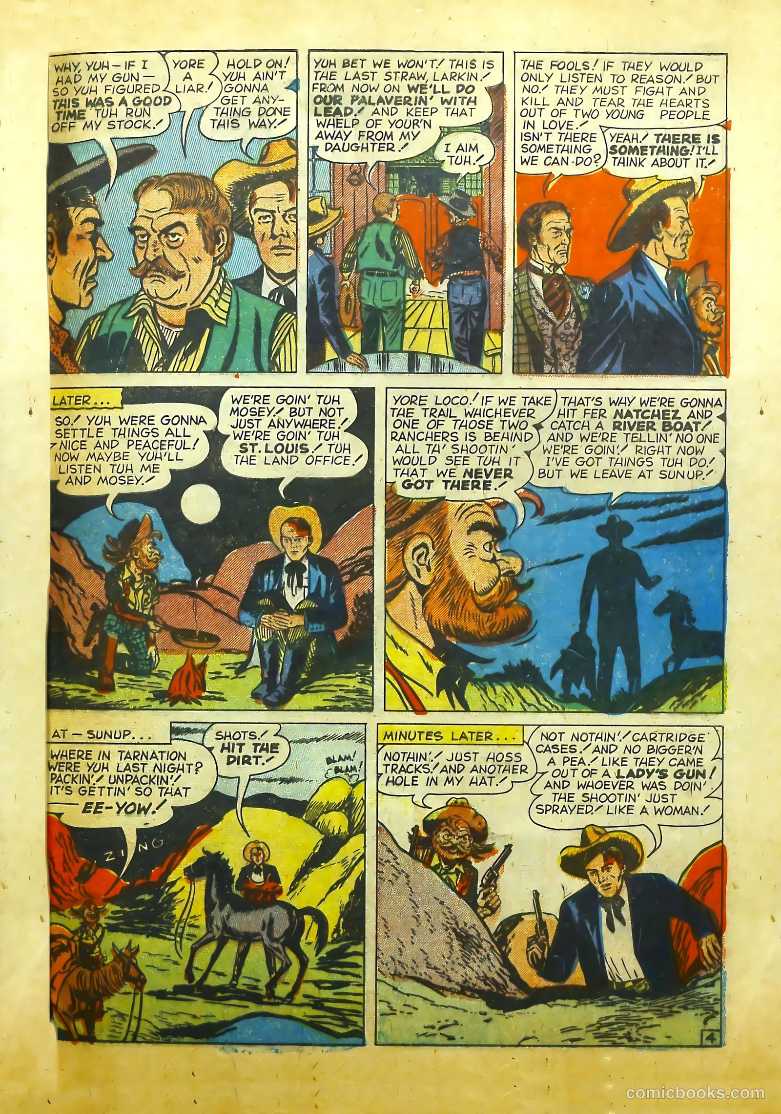 Prize Comics Western #89 (1950) — page 45 of 52