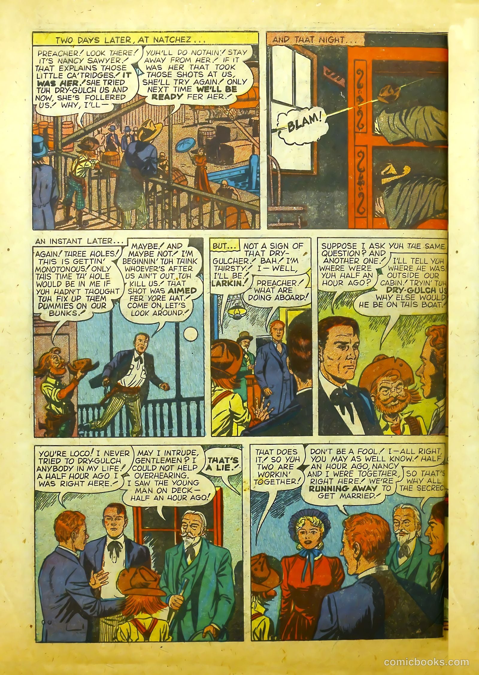 Prize Comics Western #89 (1950) — page 46 of 52