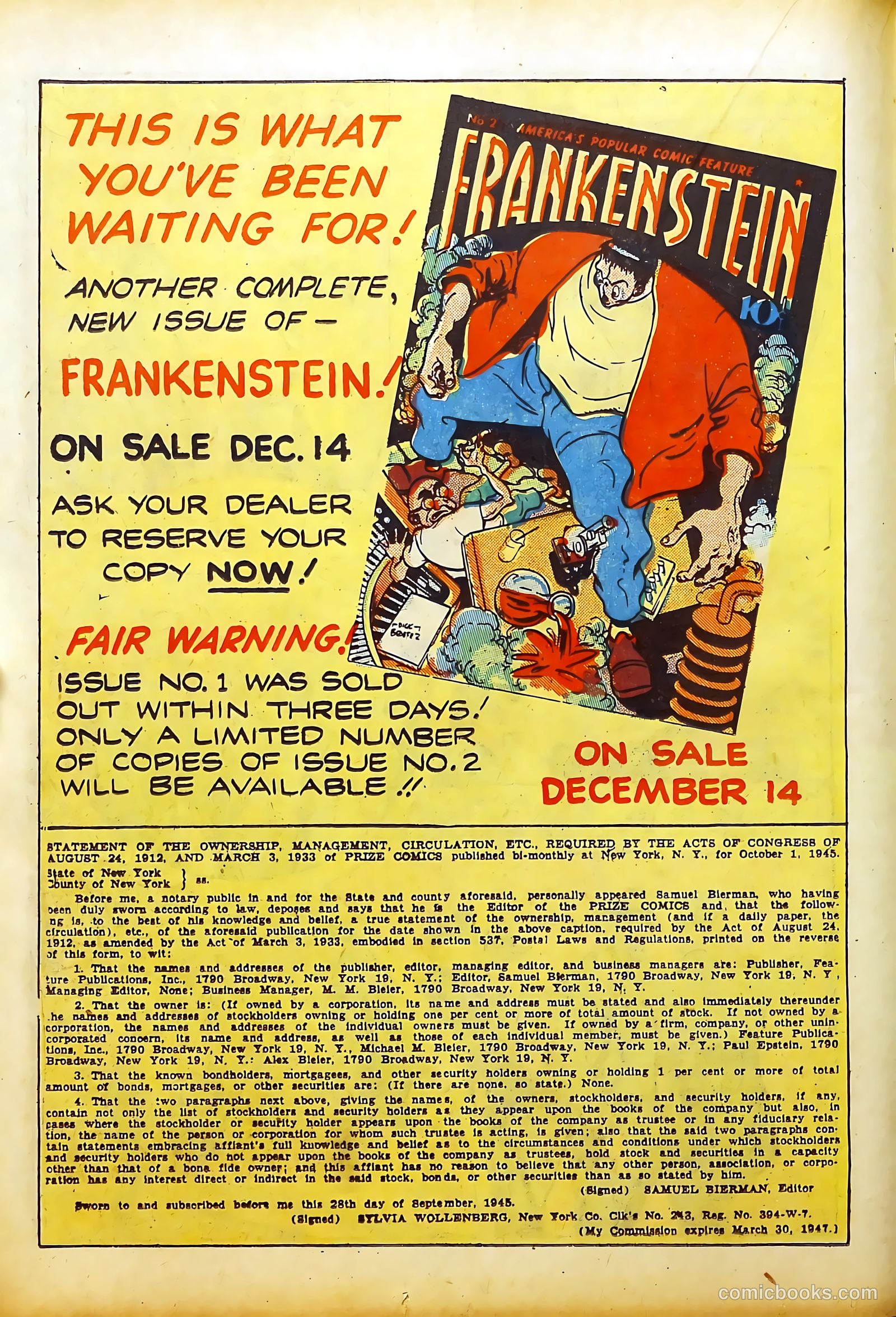 Prize Comics #57 (1940) — page 26 of 52