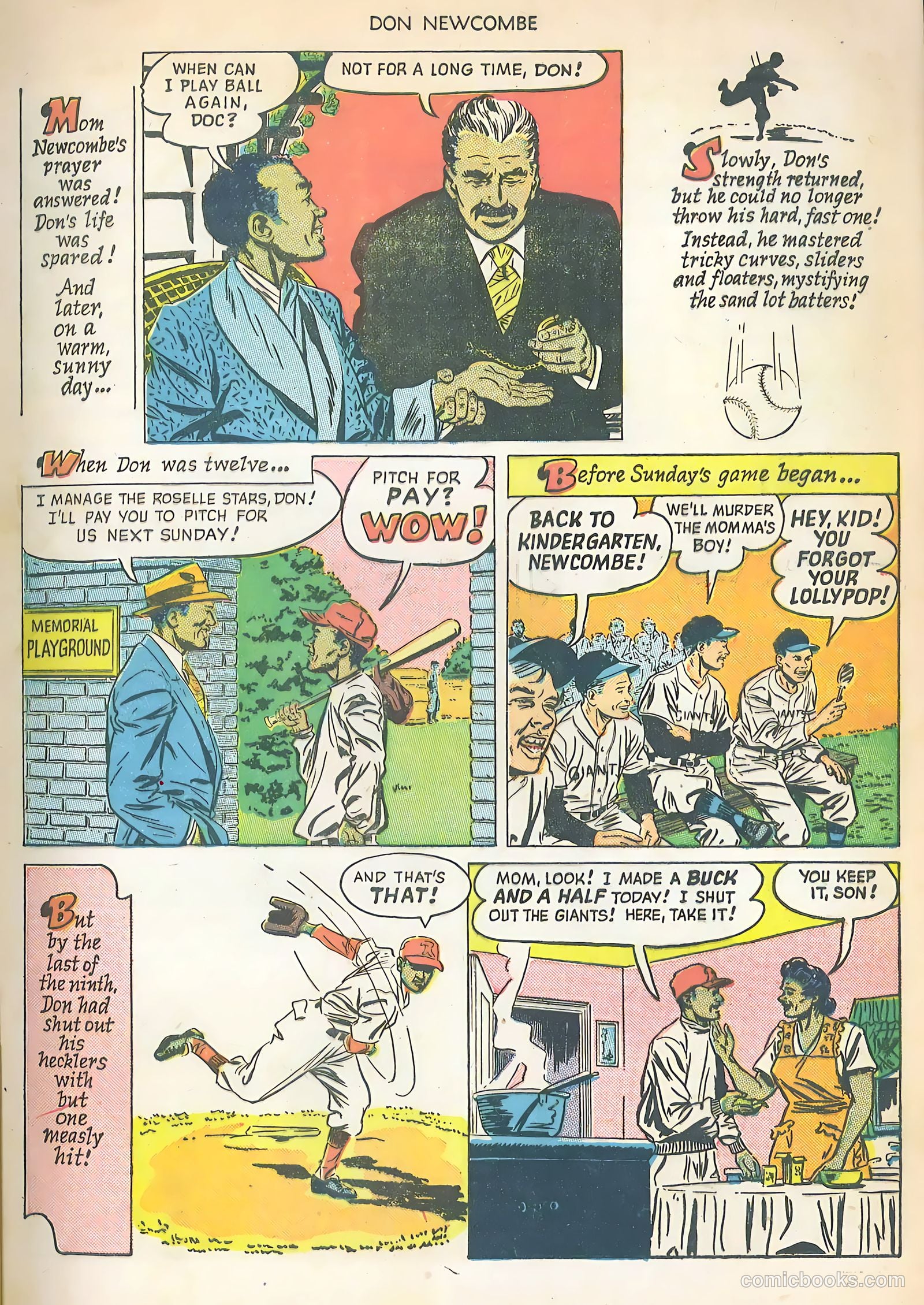 Don Newcombe #nn (1950) — page 6 of 37