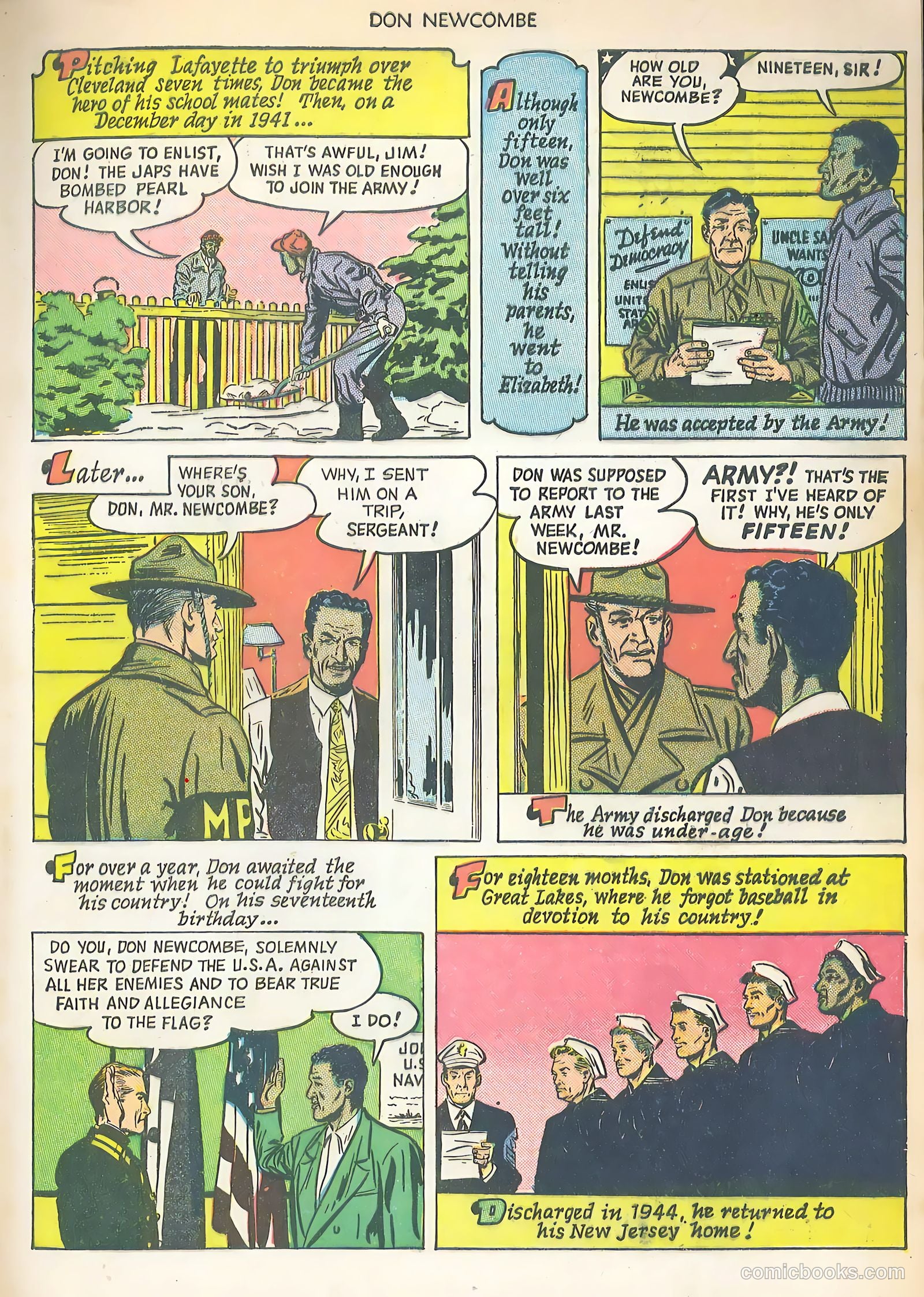 Don Newcombe #nn (1950) — page 10 of 37
