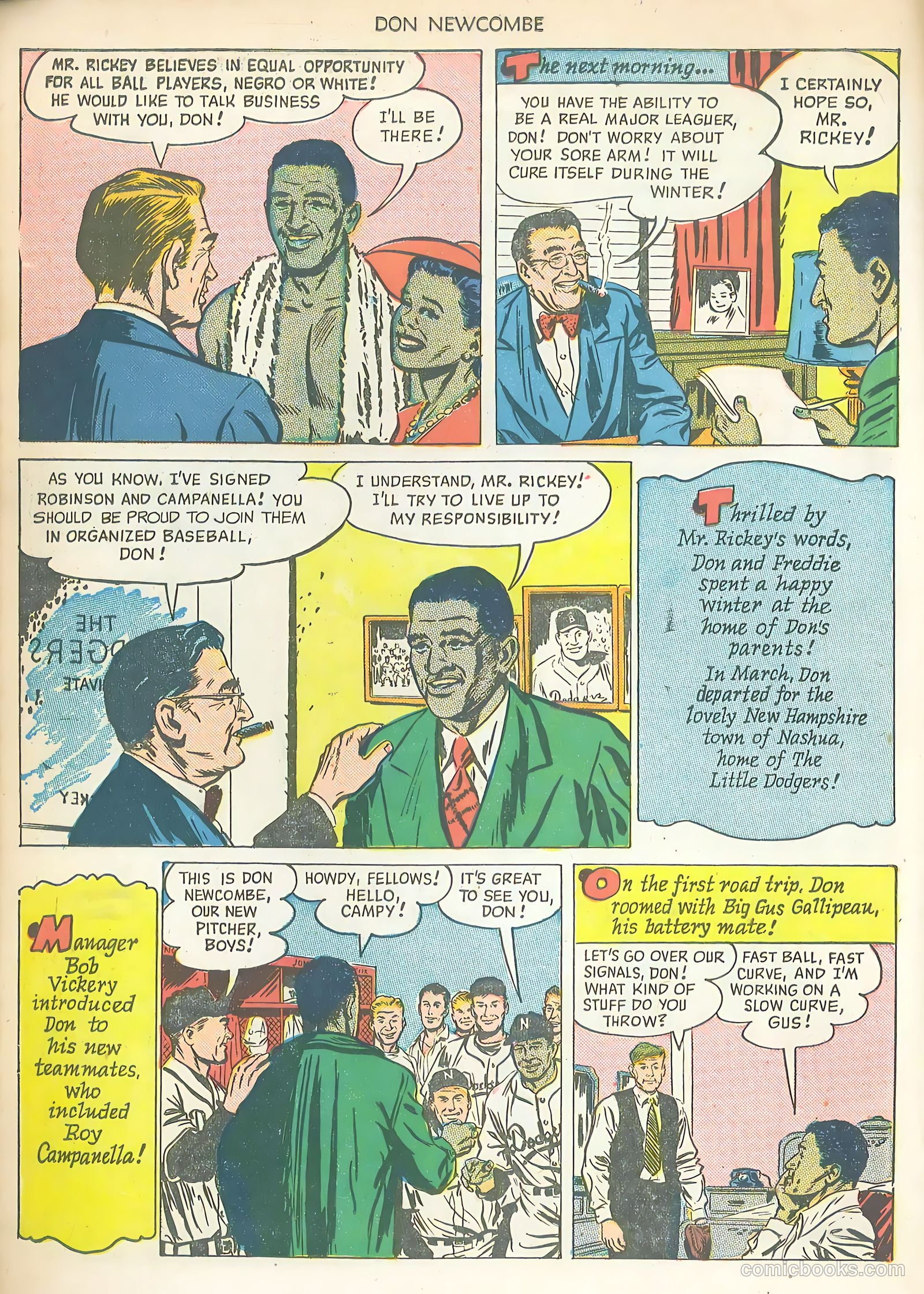 Don Newcombe #nn (1950) — page 19 of 37