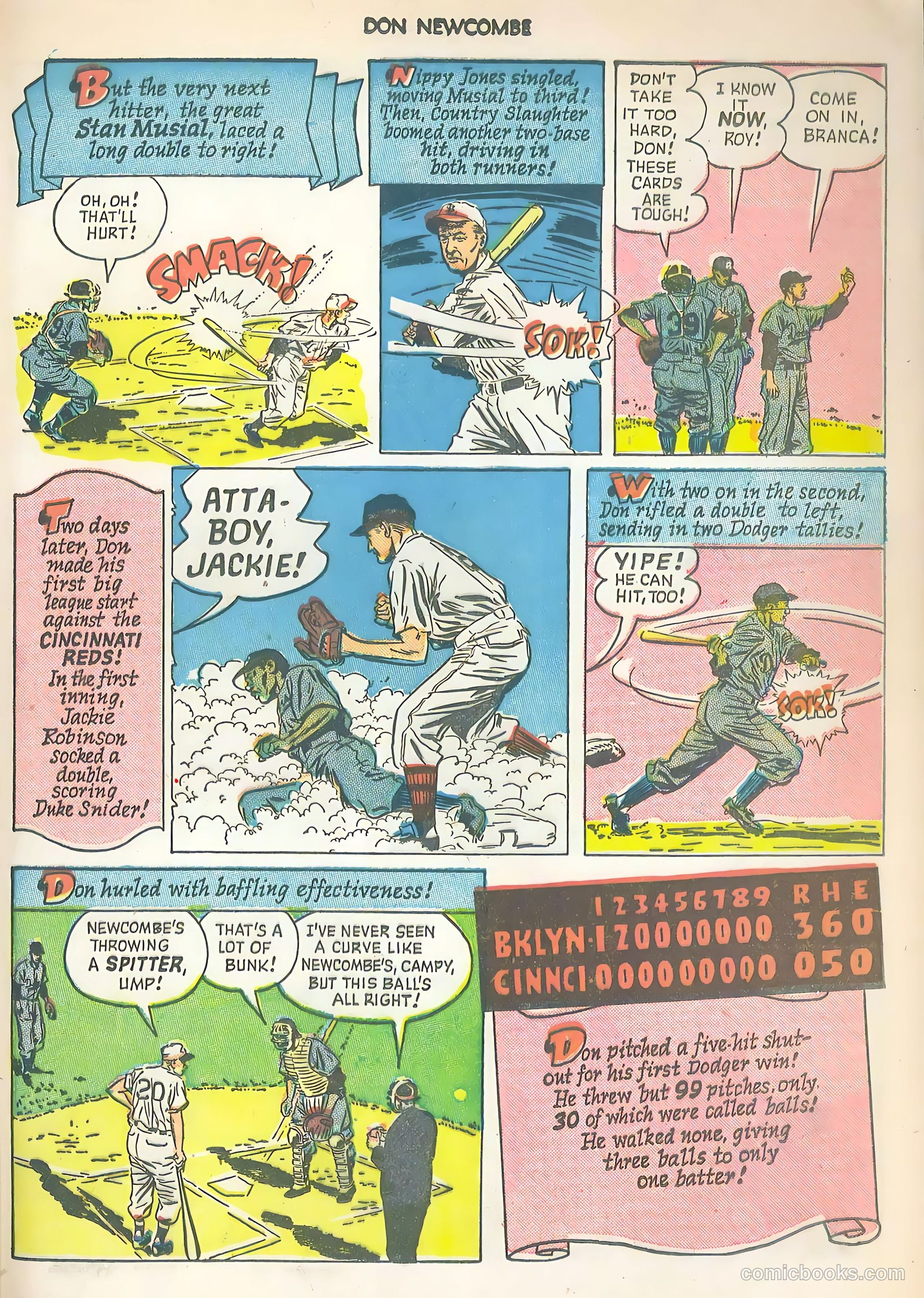 Don Newcombe #nn (1950) — page 26 of 37