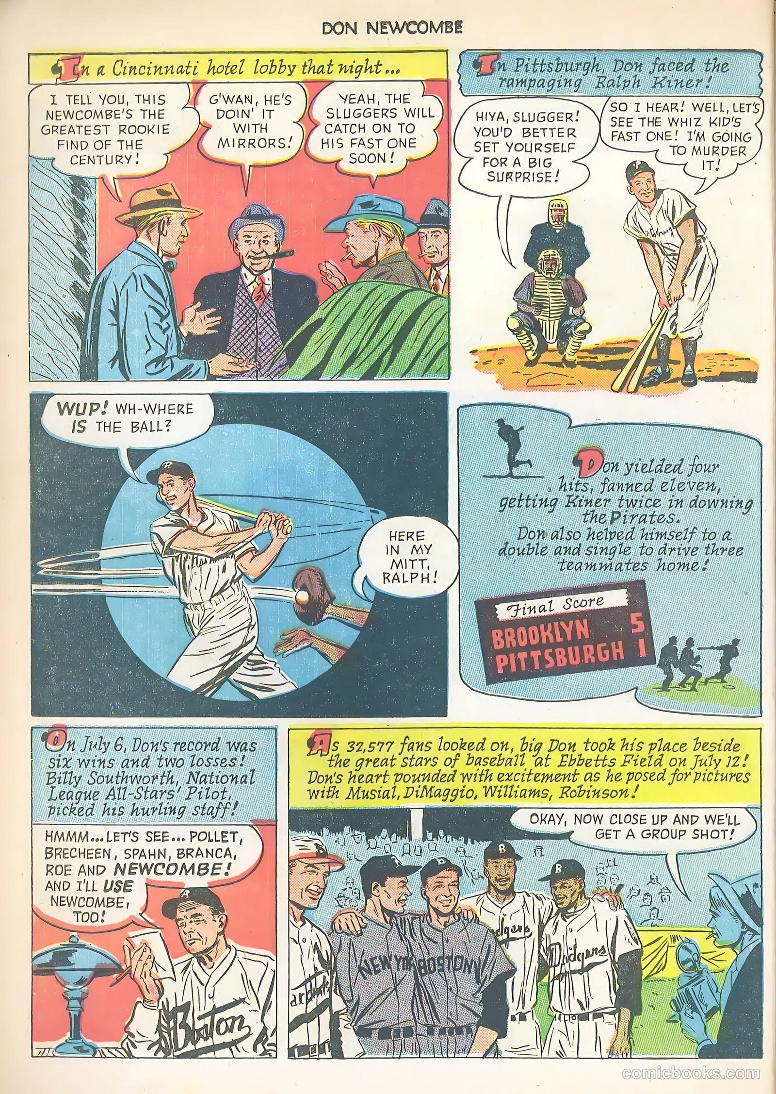 Don Newcombe #nn (1950) — page 27 of 37