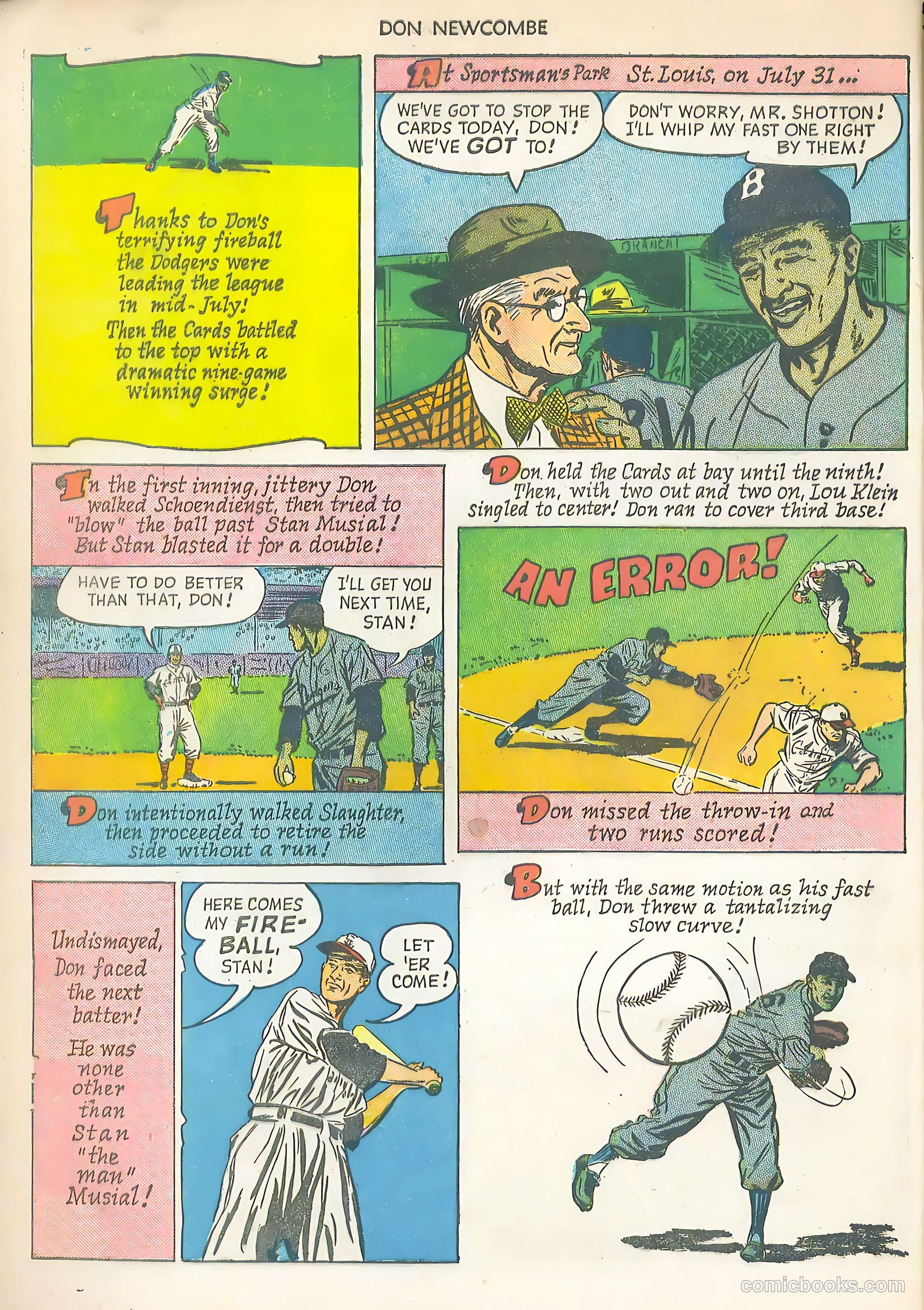 Don Newcombe #nn (1950) — page 29 of 37