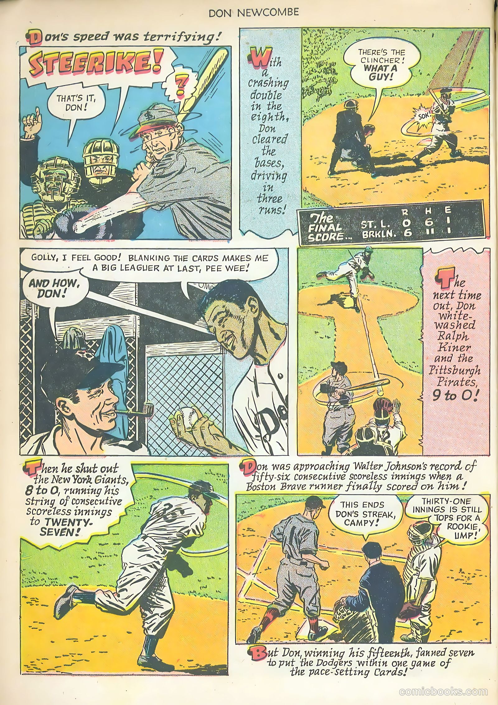 Don Newcombe #nn (1950) — page 31 of 37