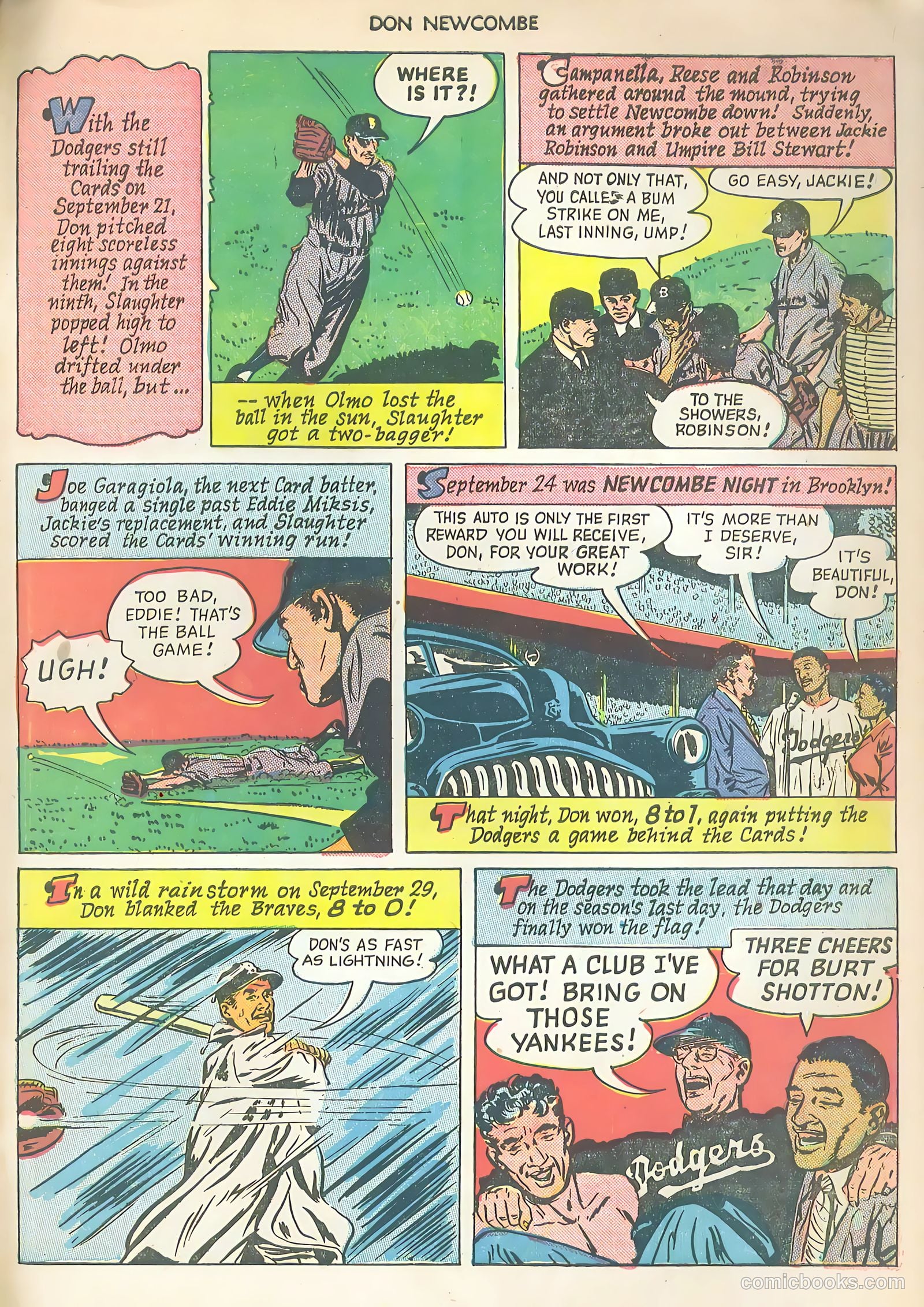Don Newcombe #nn (1950) — page 32 of 37