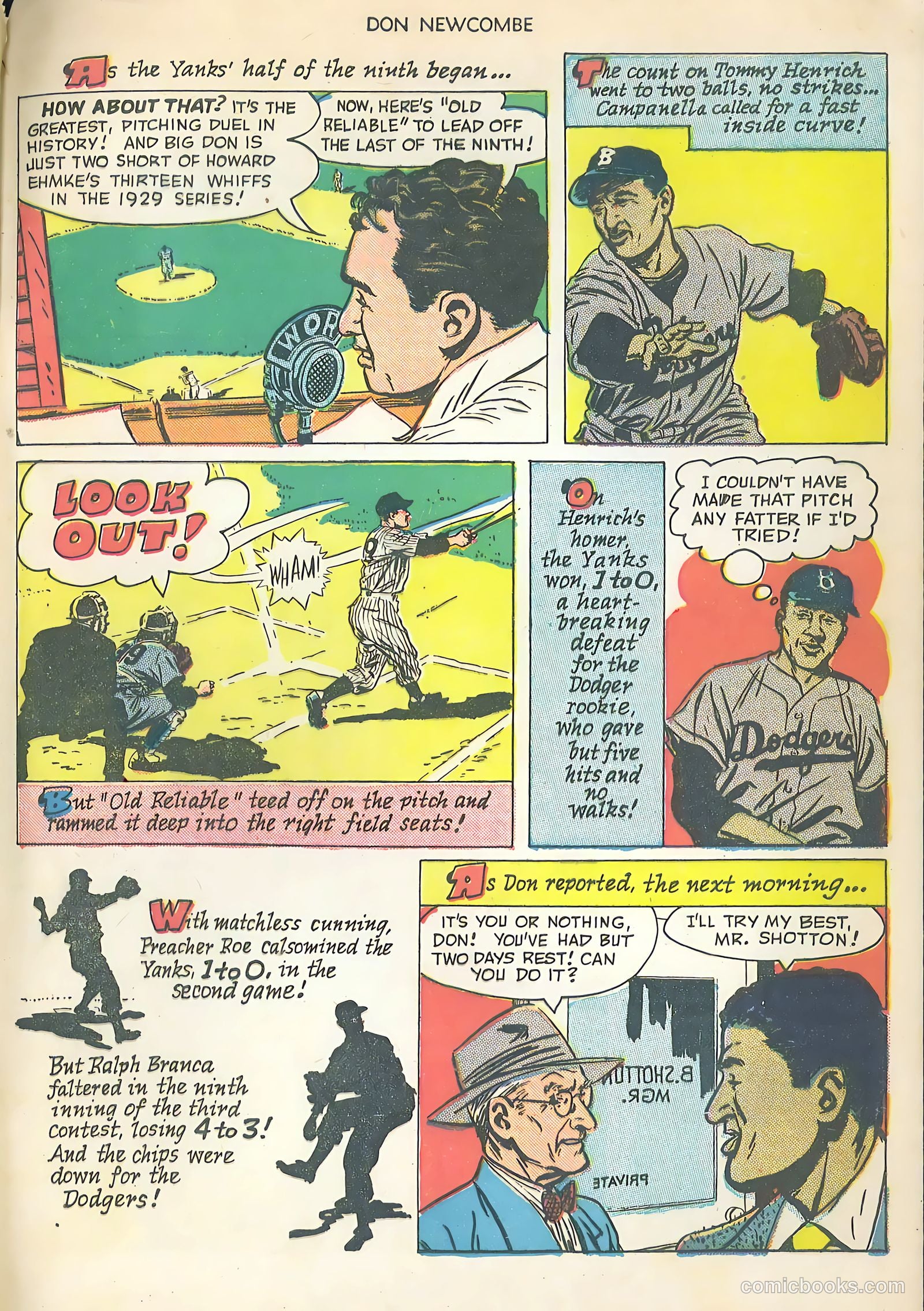 Don Newcombe #nn (1950) — page 34 of 37