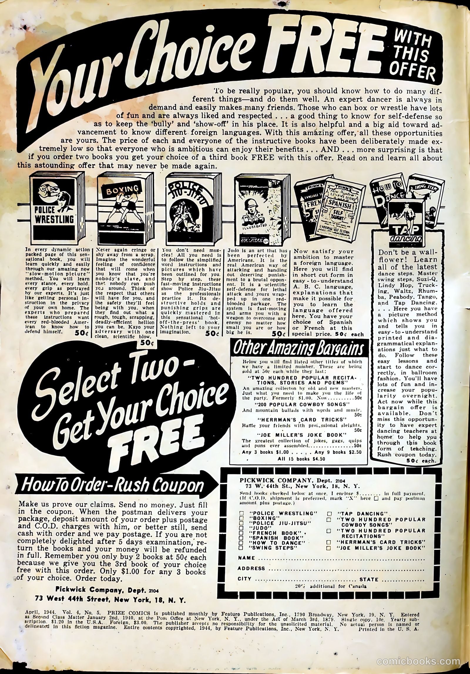 Prize Comics #41 (1940) — page 2 of 60