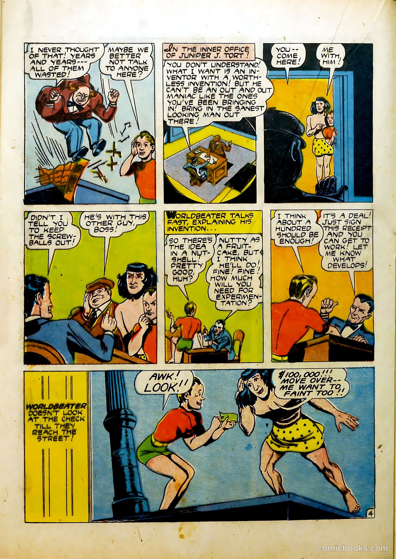 Prize Comics #41 (1940) — page 36 of 60