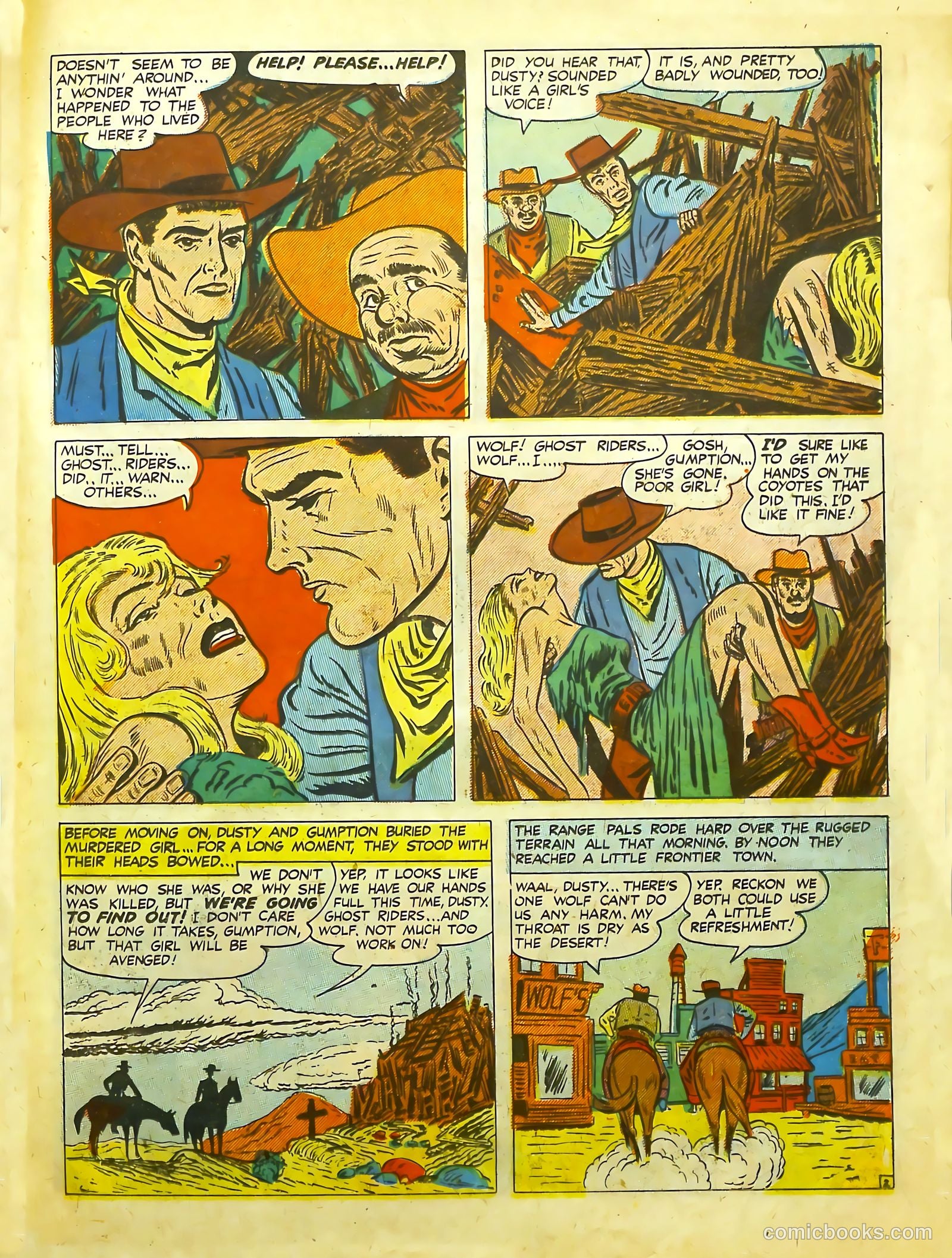 Prize Comics Western #81 (1950) — page 21 of 52