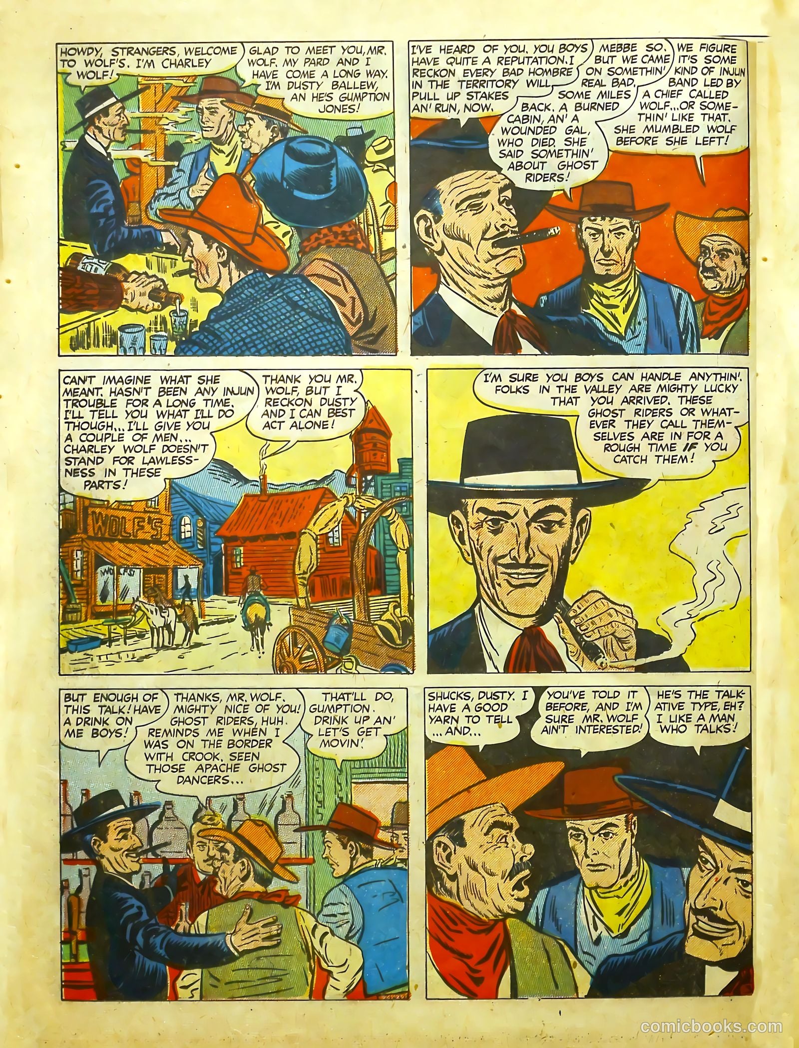 Prize Comics Western #81 (1950) — page 22 of 52
