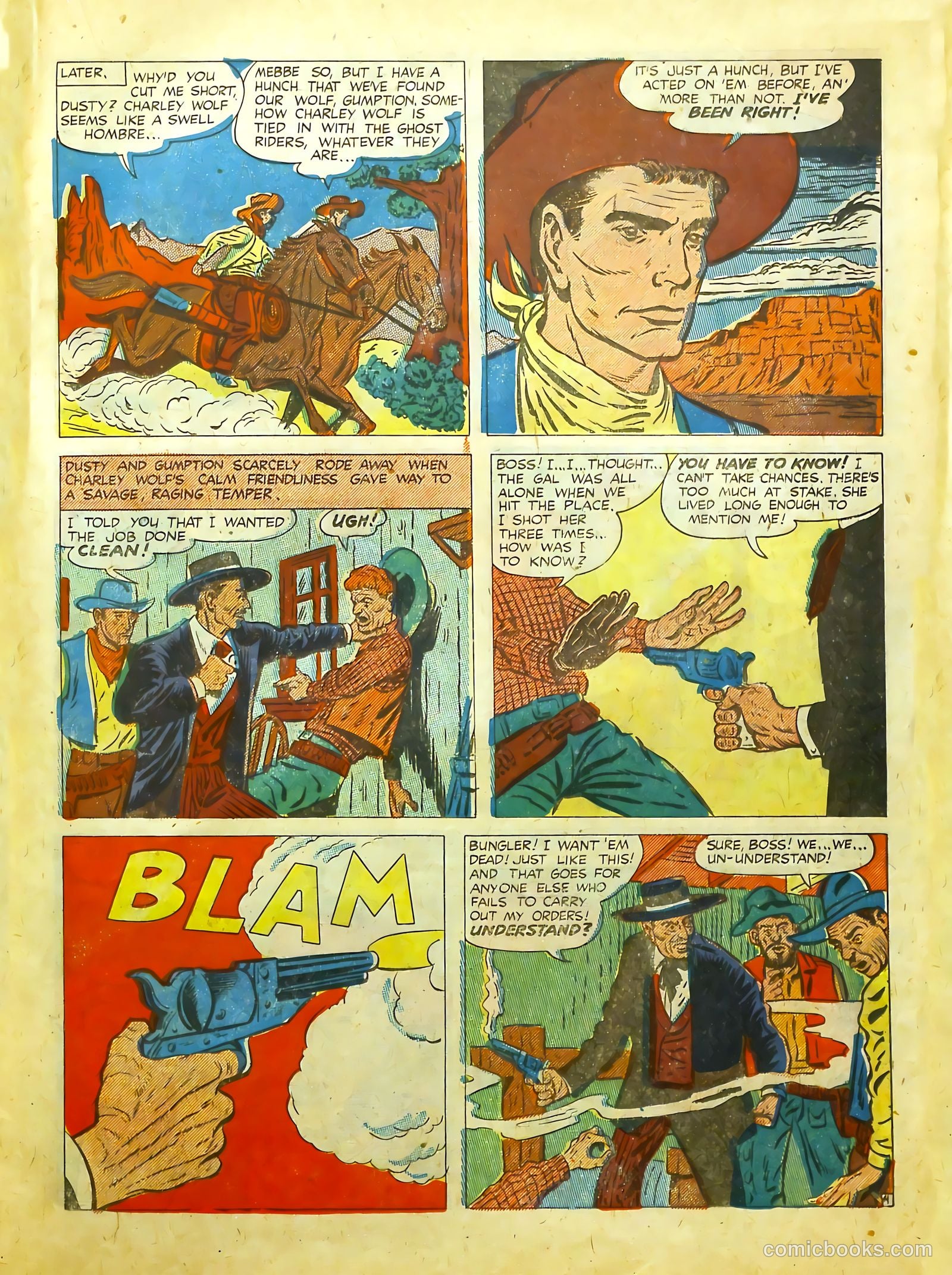 Prize Comics Western #81 (1950) — page 23 of 52