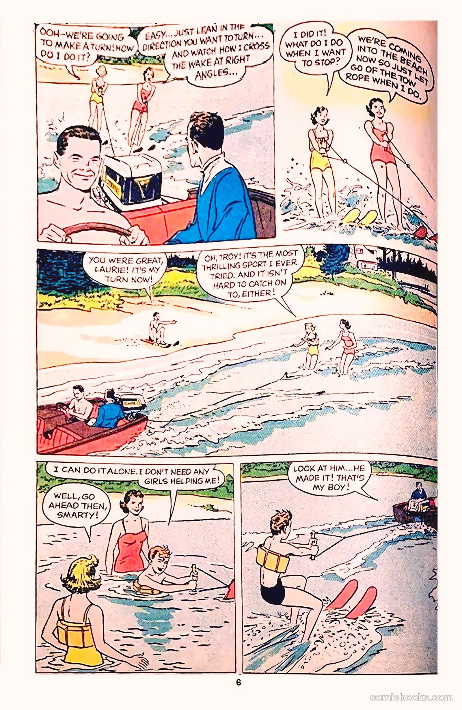 Water Skiing #nn (1959) — page 9 of 18