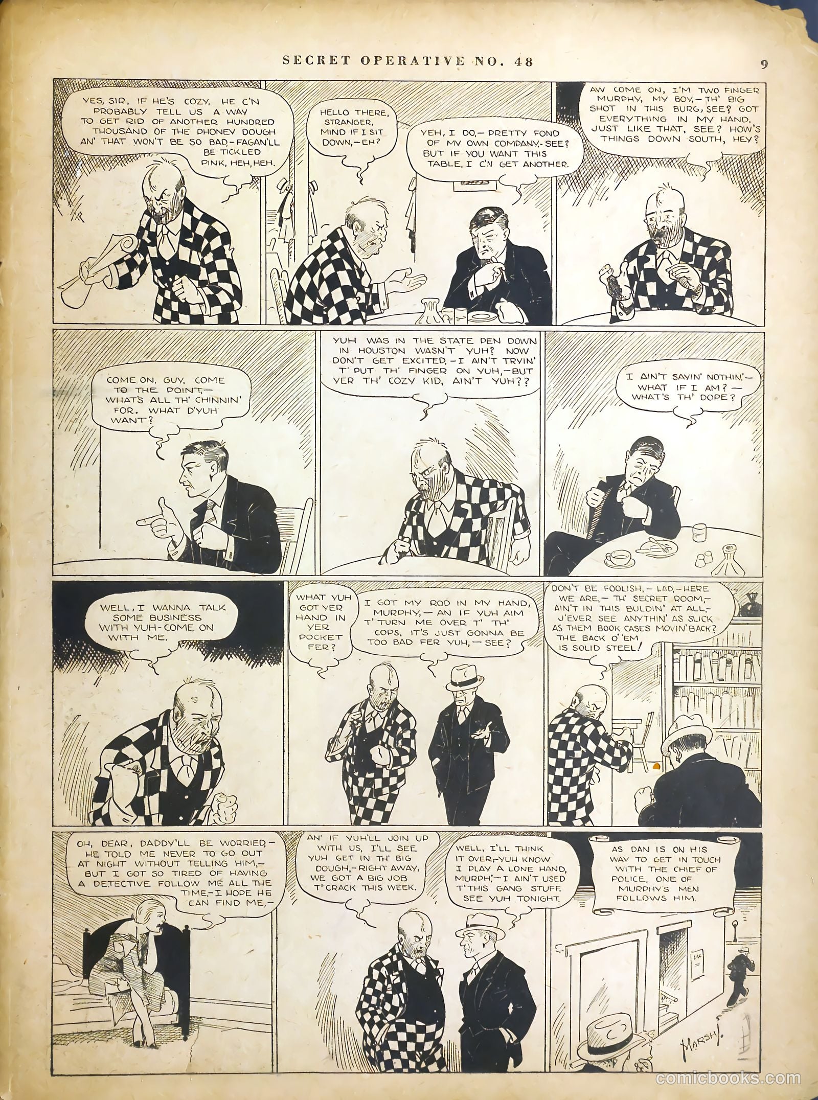 detective dan secret operative no #48 — page 11 of 37