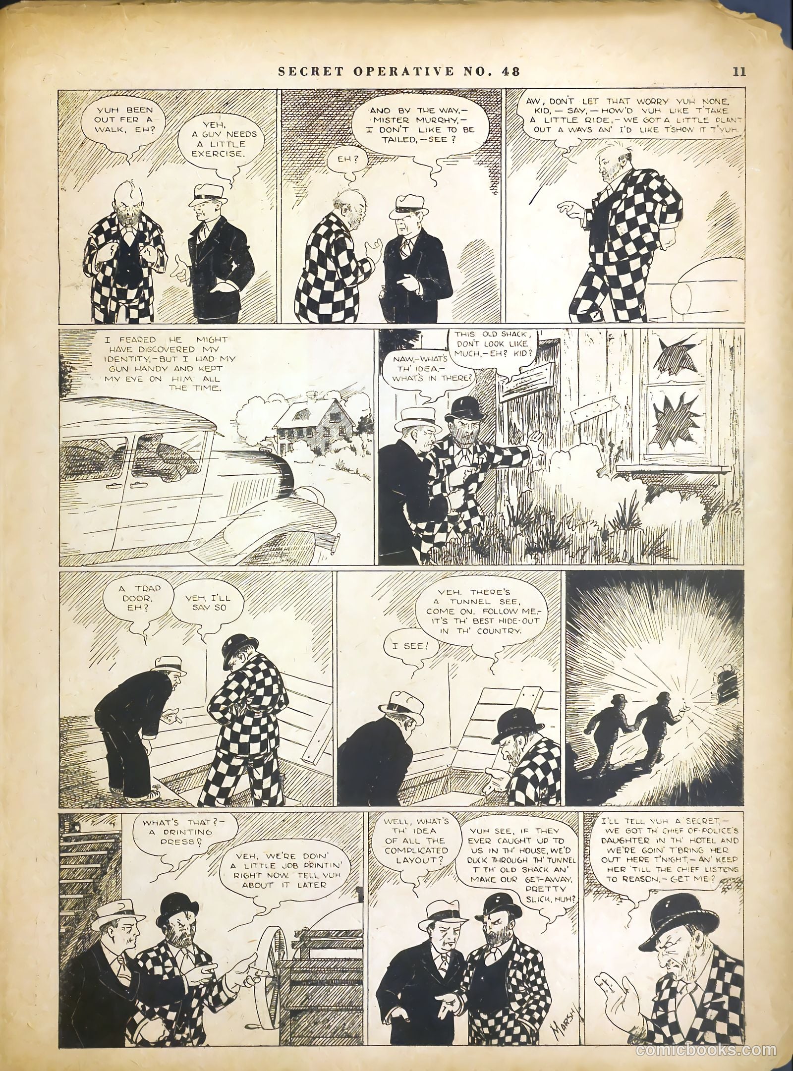 detective dan secret operative no #48 — page 13 of 37