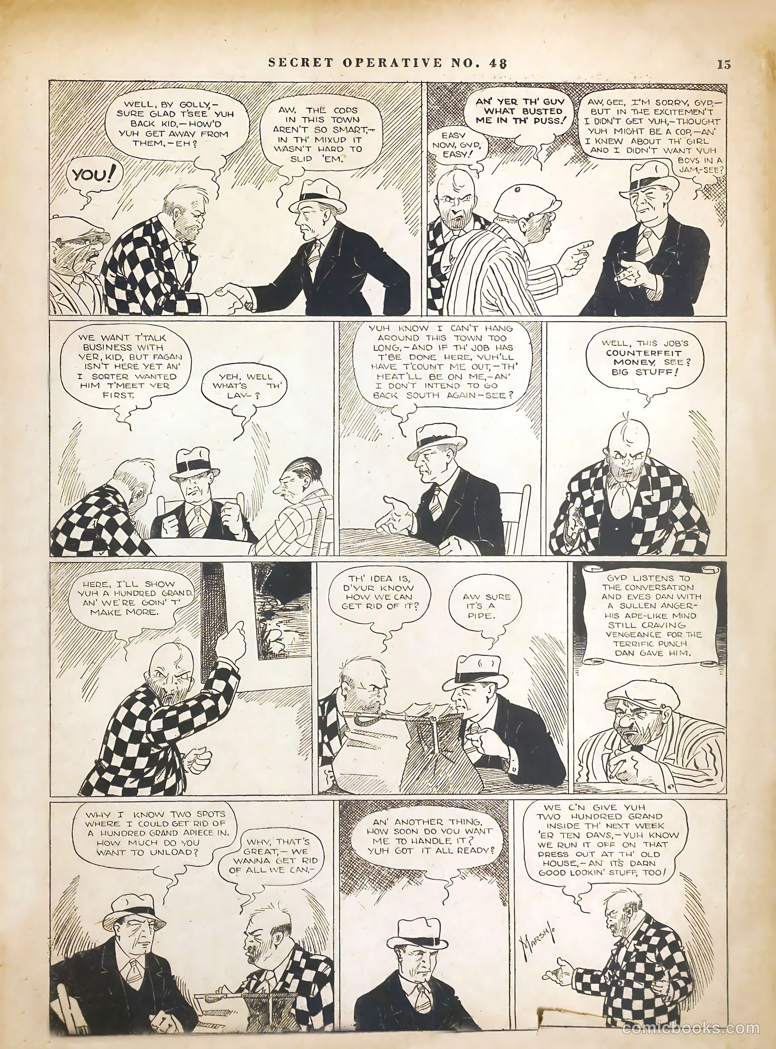 detective dan secret operative no #48 — page 17 of 37