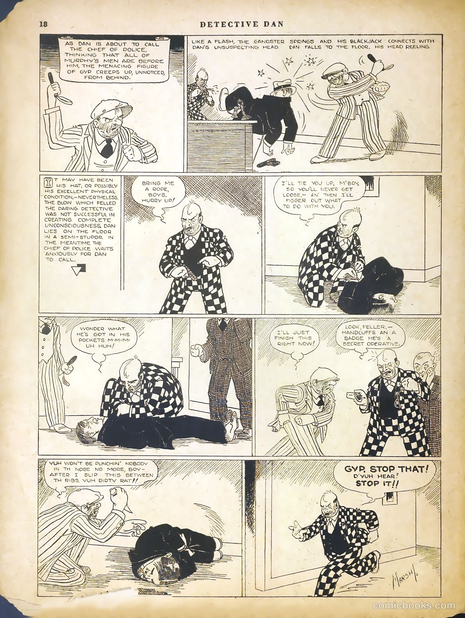 detective dan secret operative no #48 — page 20 of 37