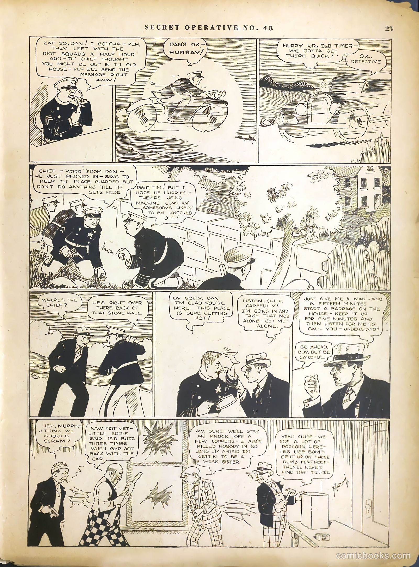 detective dan secret operative no #48 — page 25 of 37