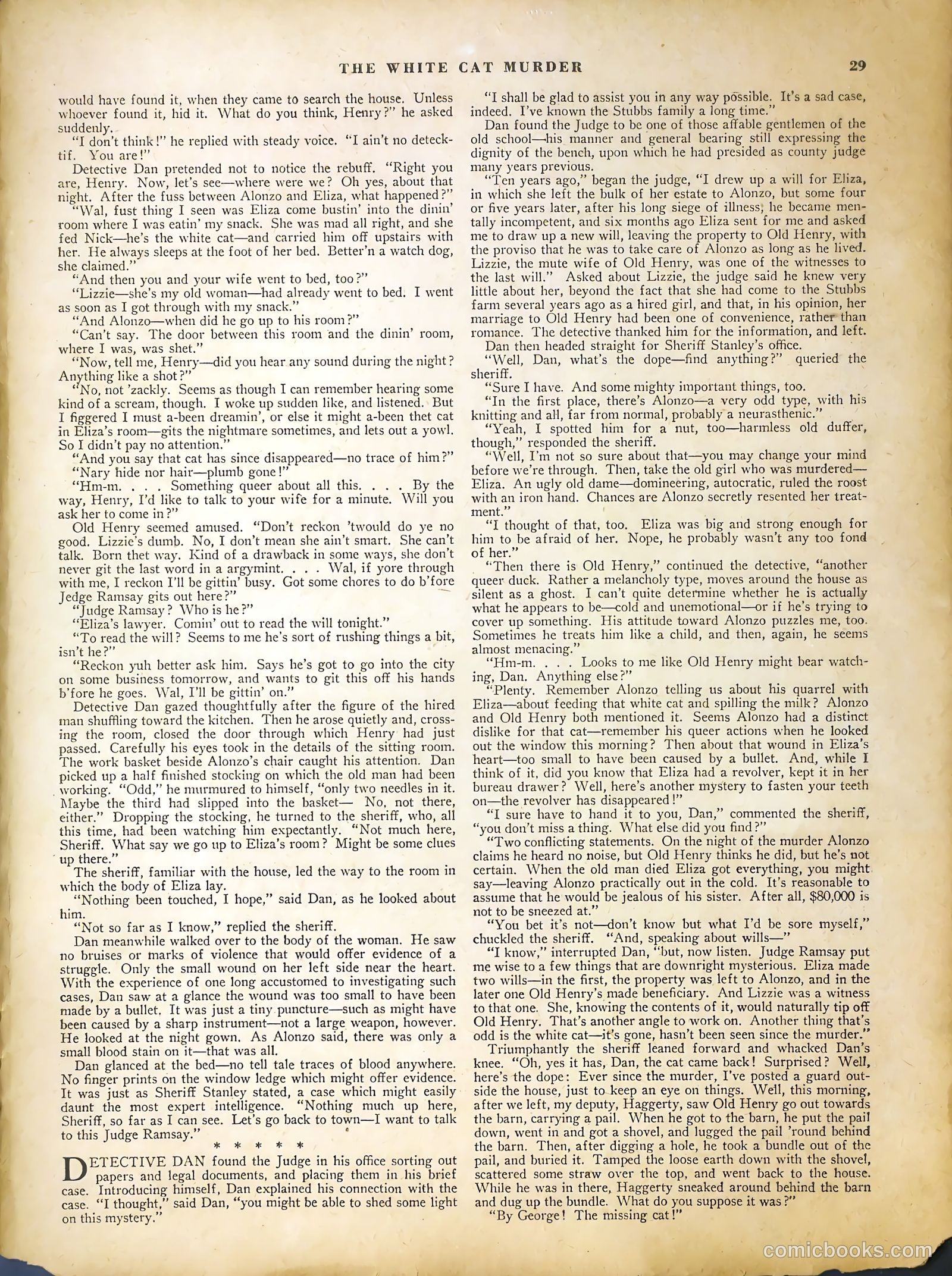 detective dan secret operative no #48 — page 31 of 37