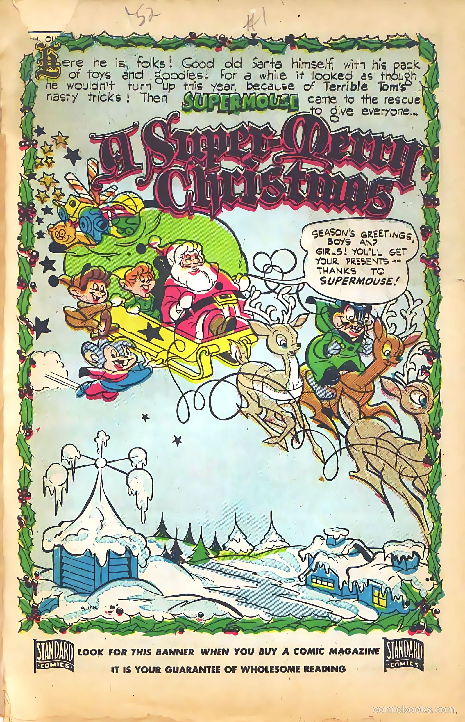 Santa's Christmas Comics #1 (1952) — page 3 of 100