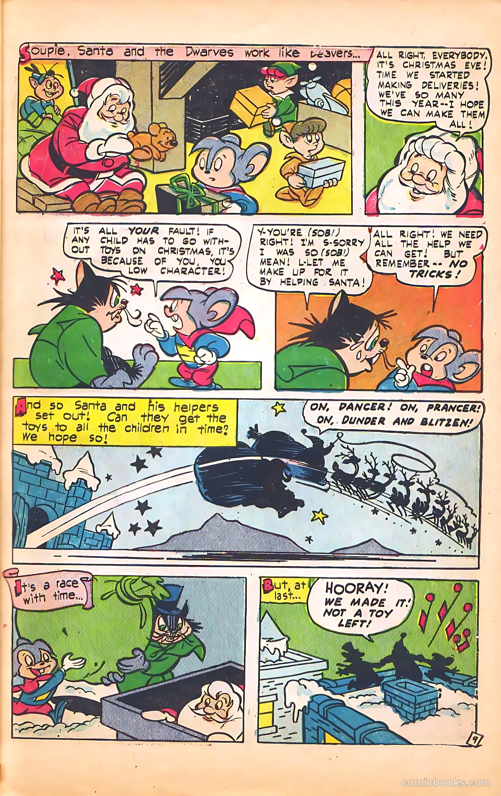 Santa's Christmas Comics #1 (1952) — page 11 of 100