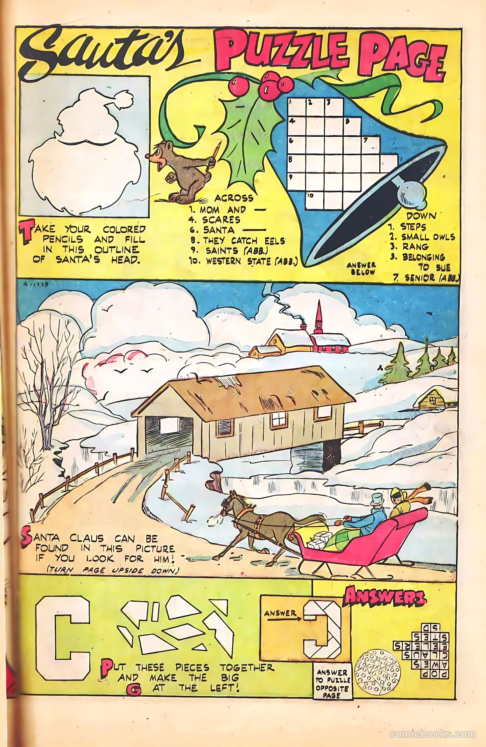 Santa's Christmas Comics #1 (1952) — page 69 of 100