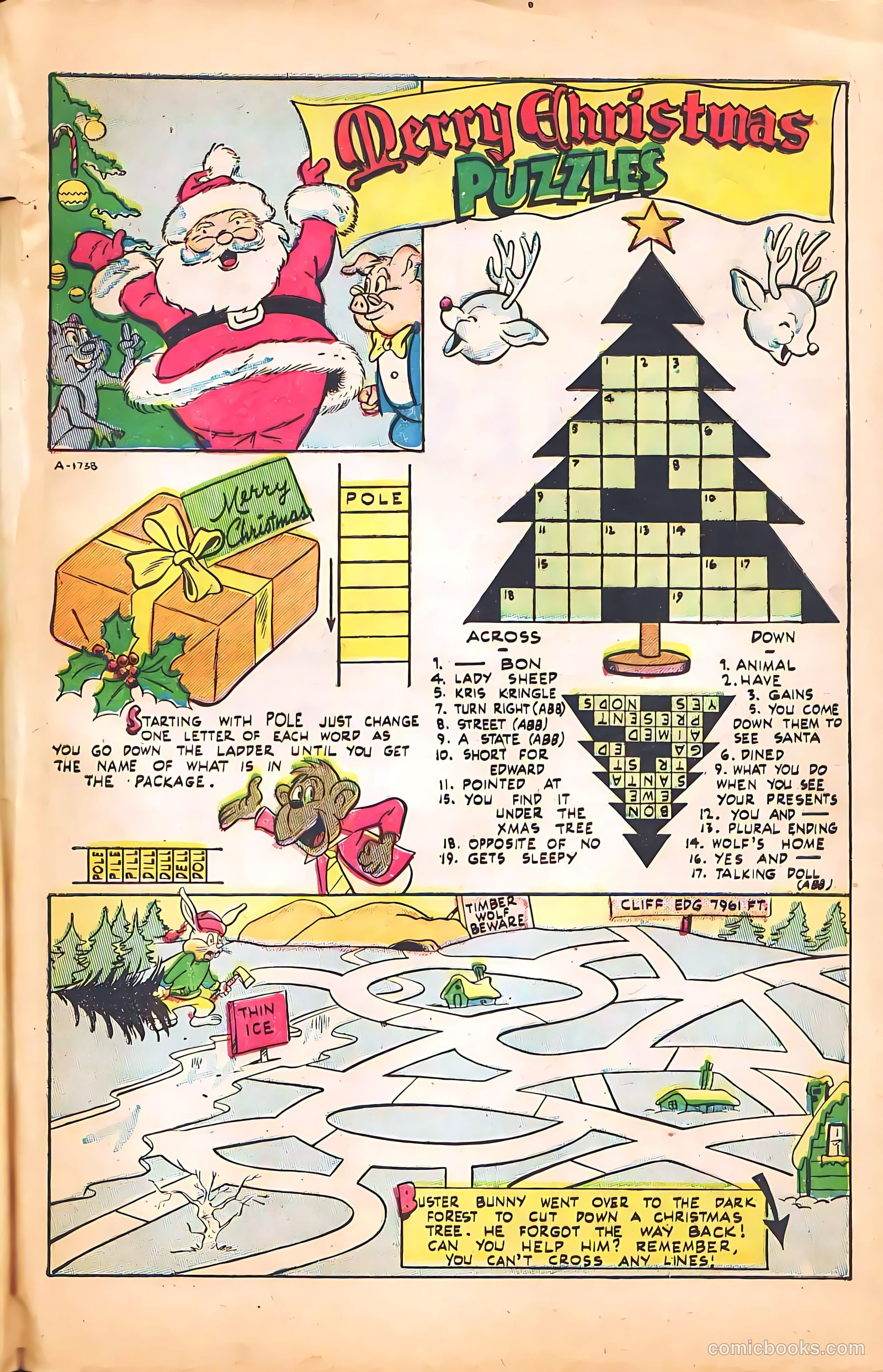 Santa's Christmas Comics #1 (1952) — page 97 of 100