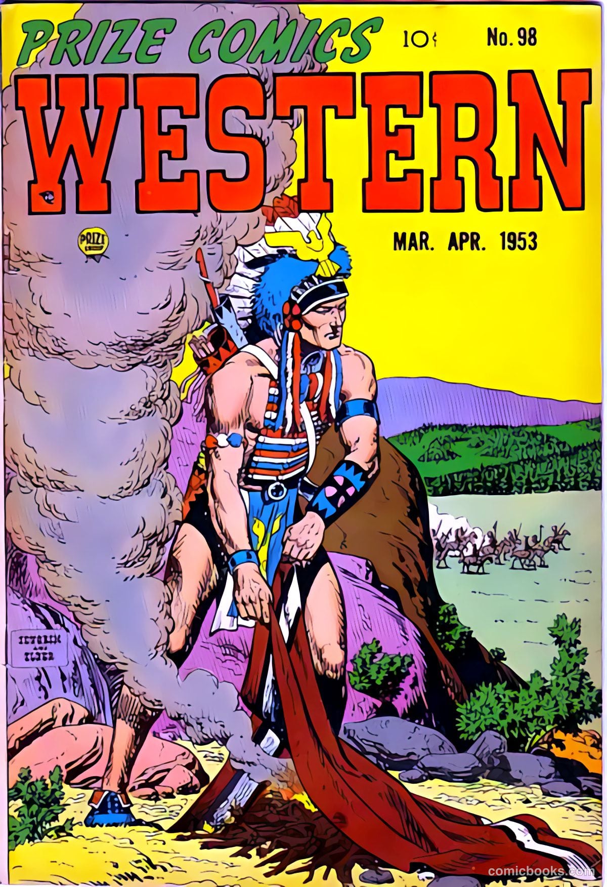 Prize Comics Western #98
