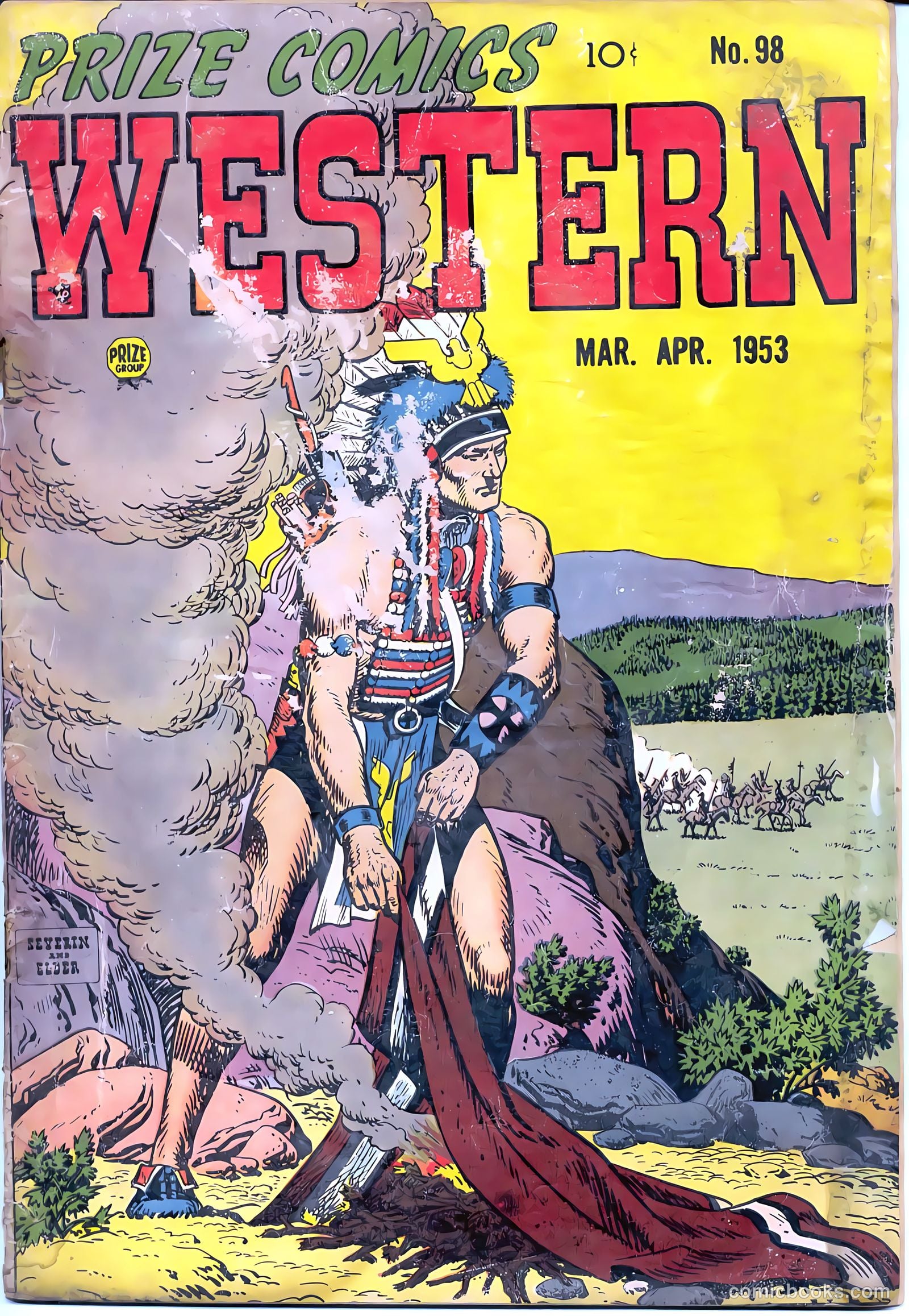 Prize Comics Western #98 (1950) — page 2 of 37