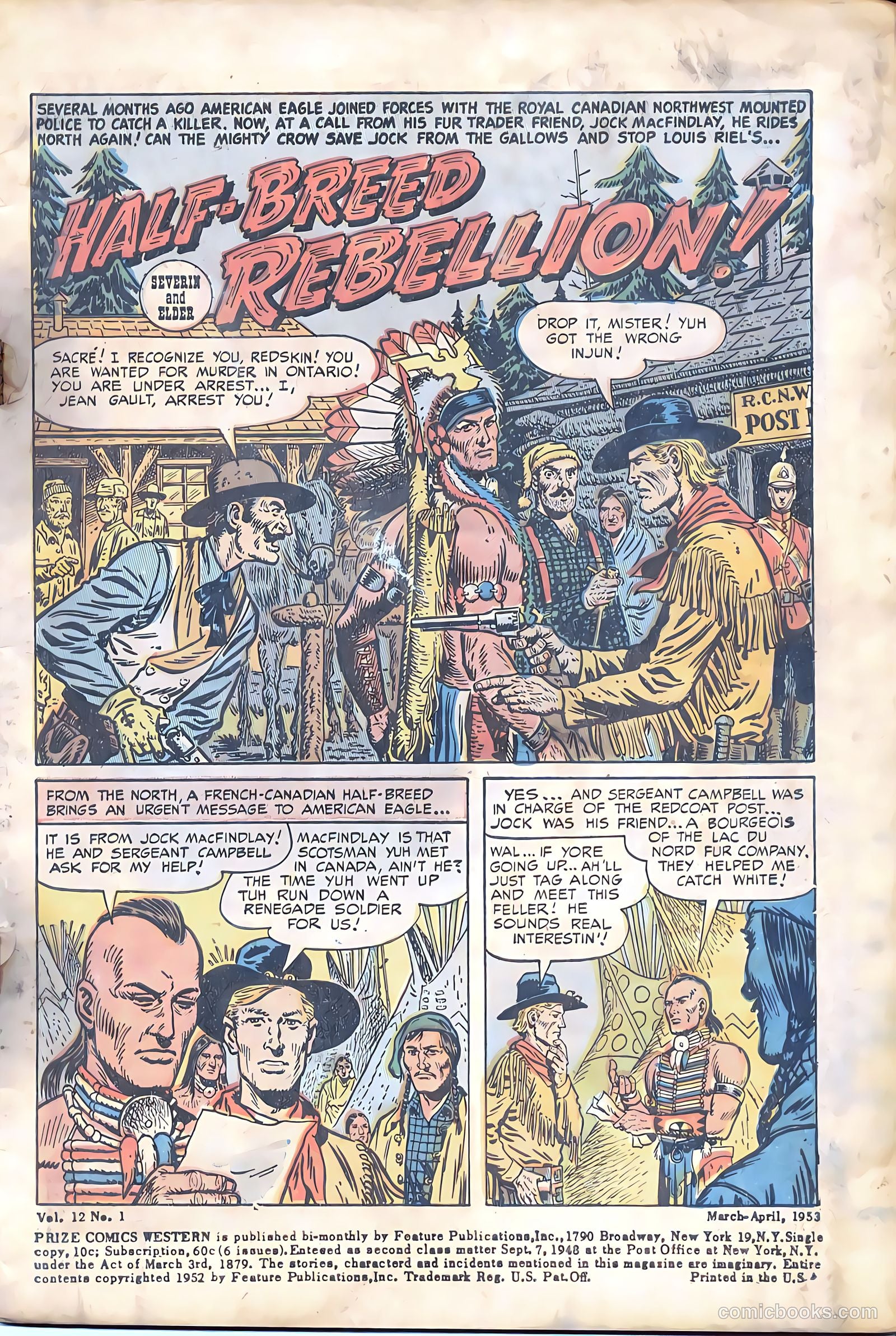 Prize Comics Western #98 (1950) — page 4 of 37