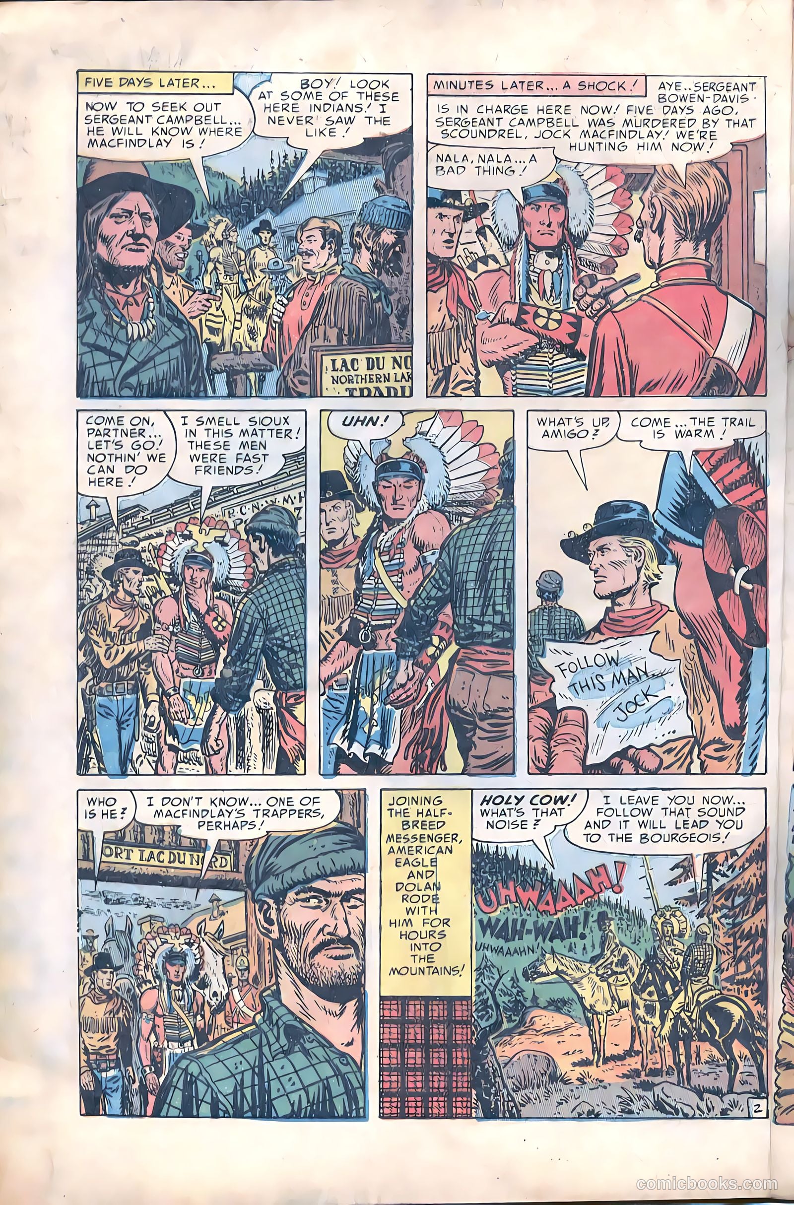 Prize Comics Western #98 (1950) — page 5 of 37