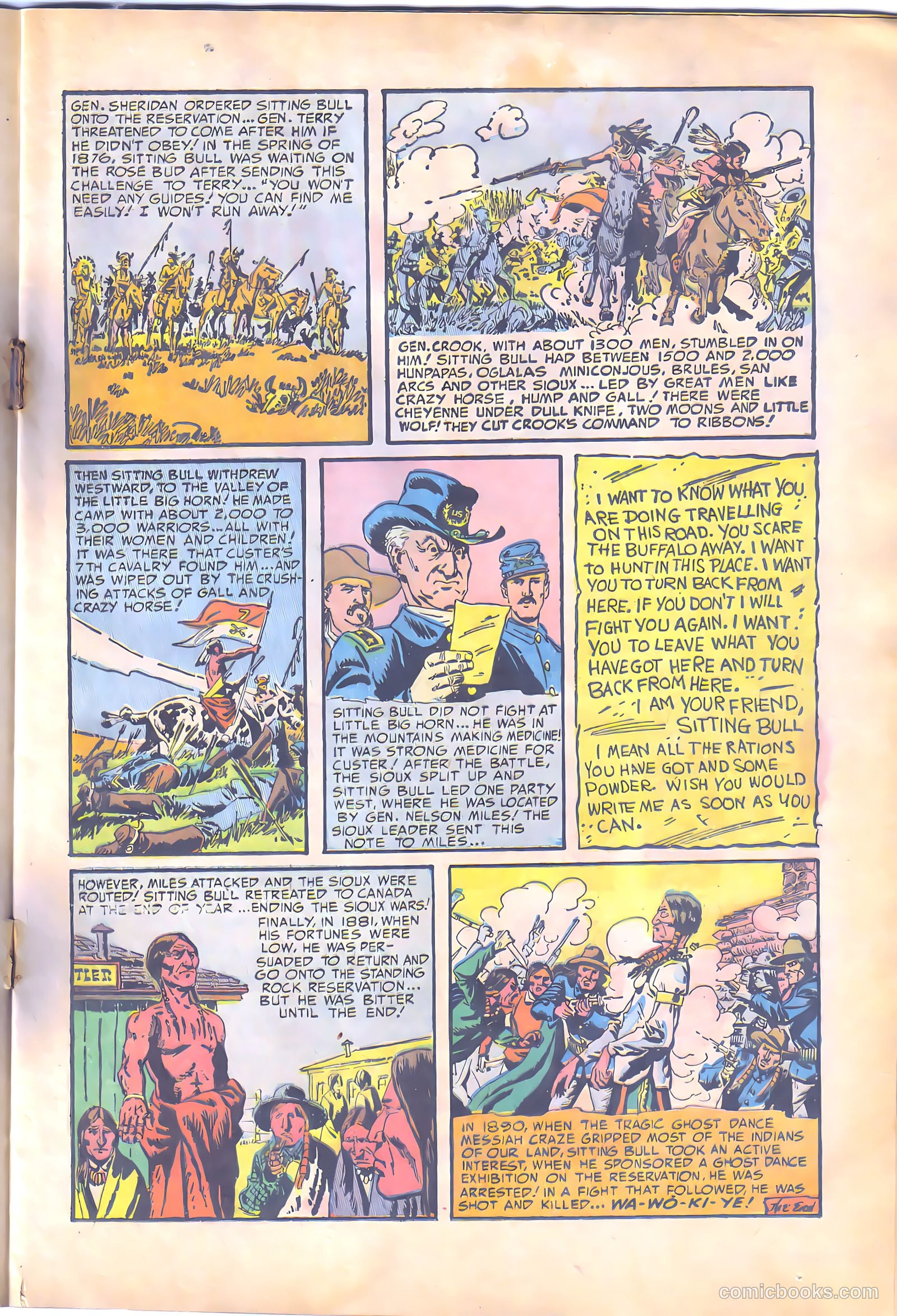 Prize Comics Western #98 (1950) — page 14 of 37