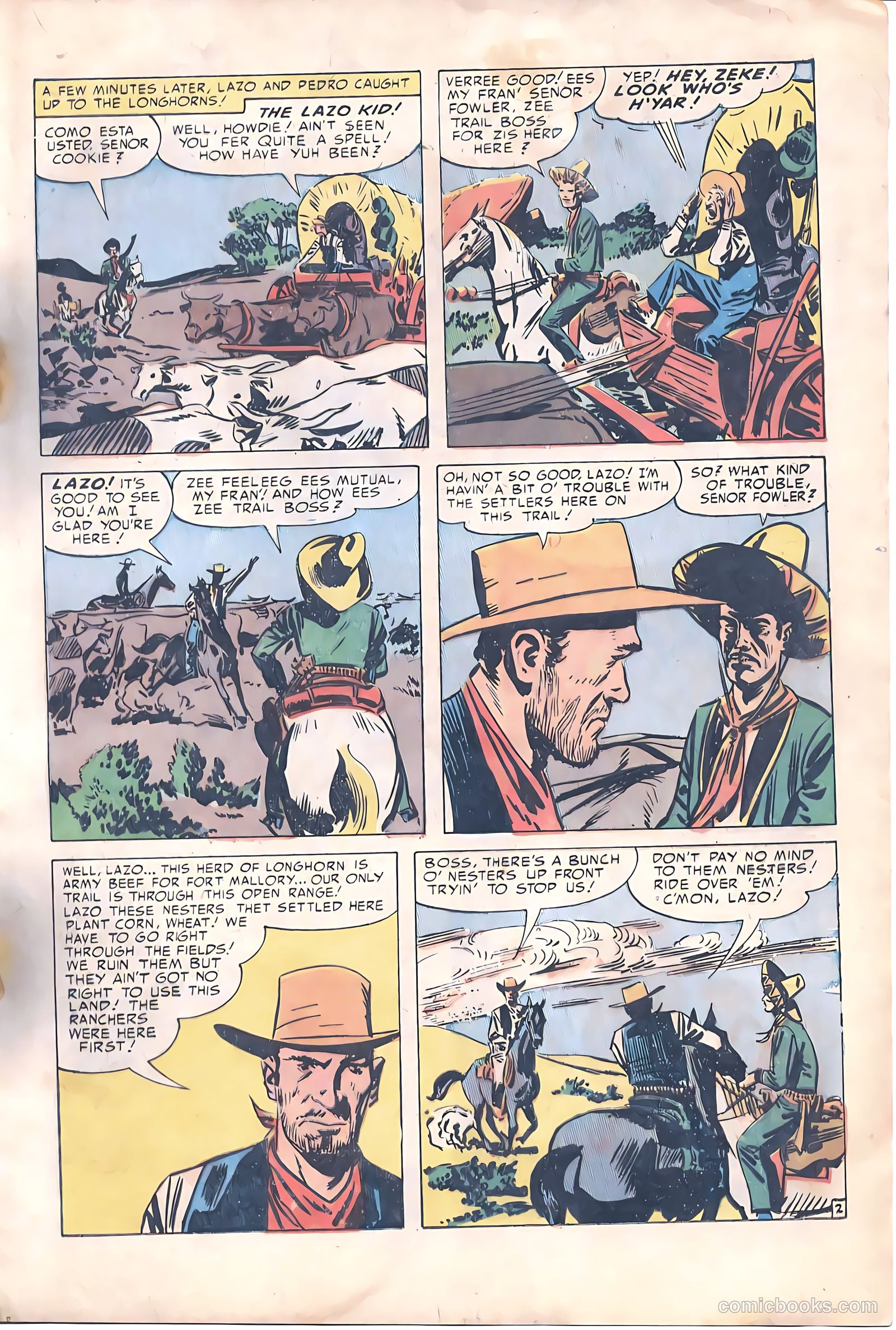 Prize Comics Western #98 (1950) — page 18 of 37
