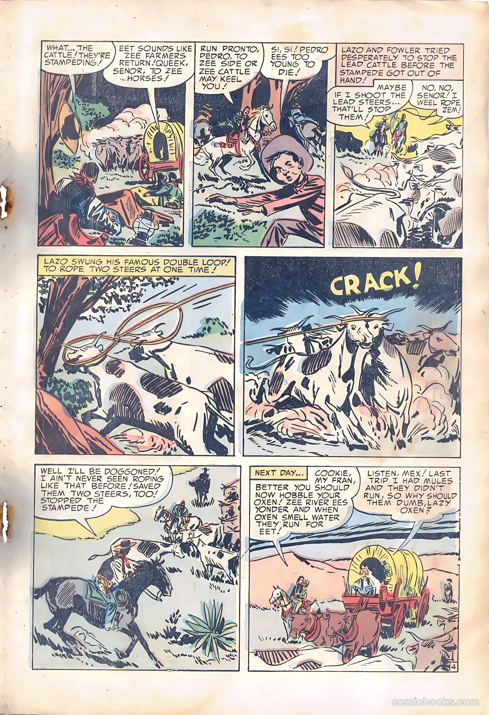 Prize Comics Western #98 (1950) — page 20 of 37