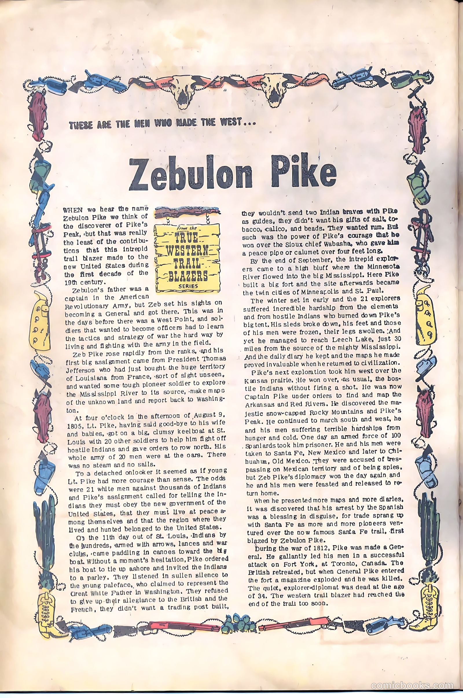 Prize Comics Western #98 (1950) — page 25 of 37