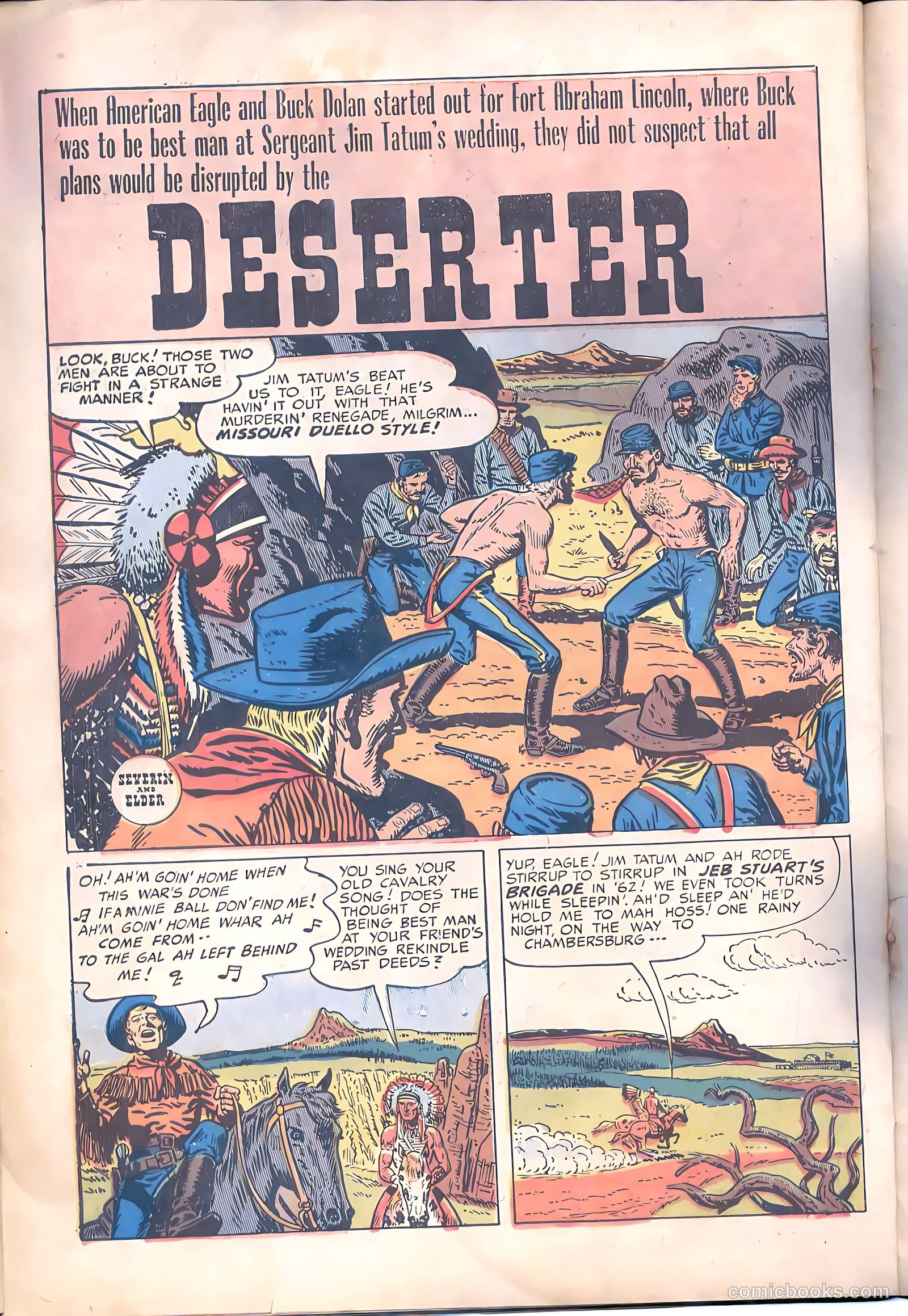 Prize Comics Western #98 (1950) — page 27 of 37