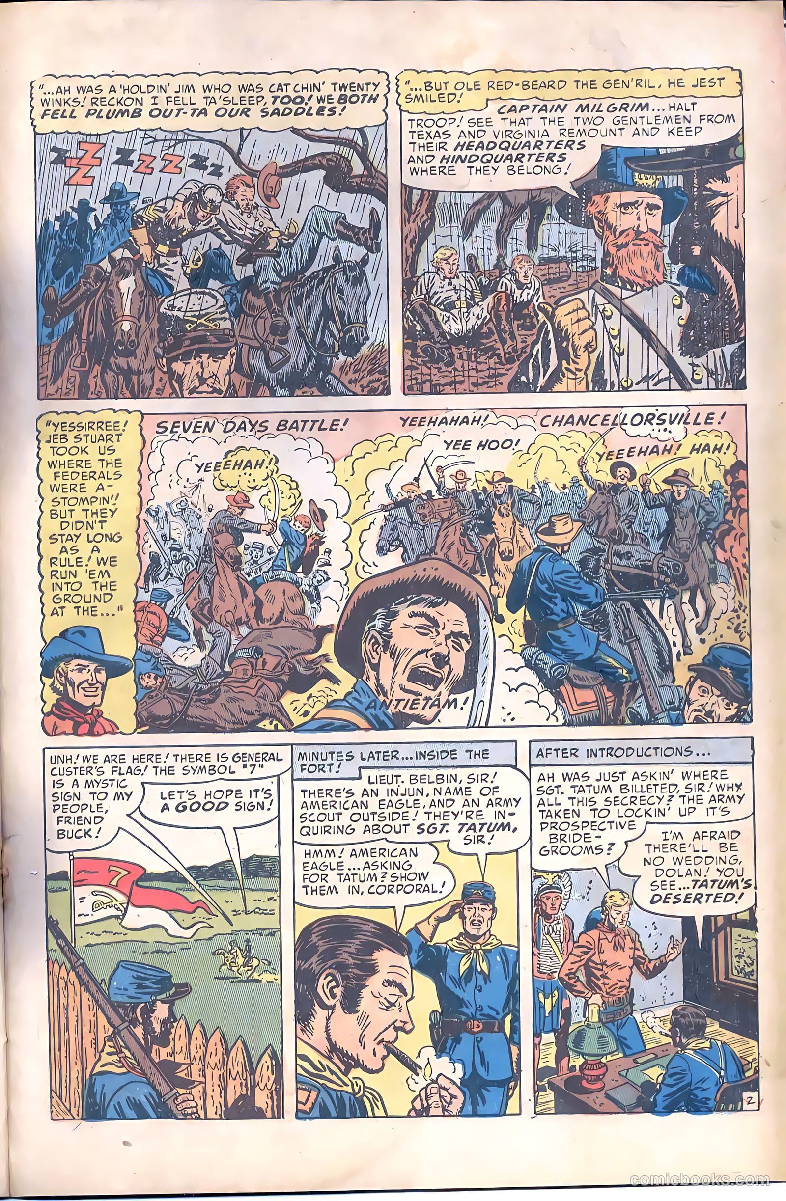 Prize Comics Western #98 (1950) — page 28 of 37
