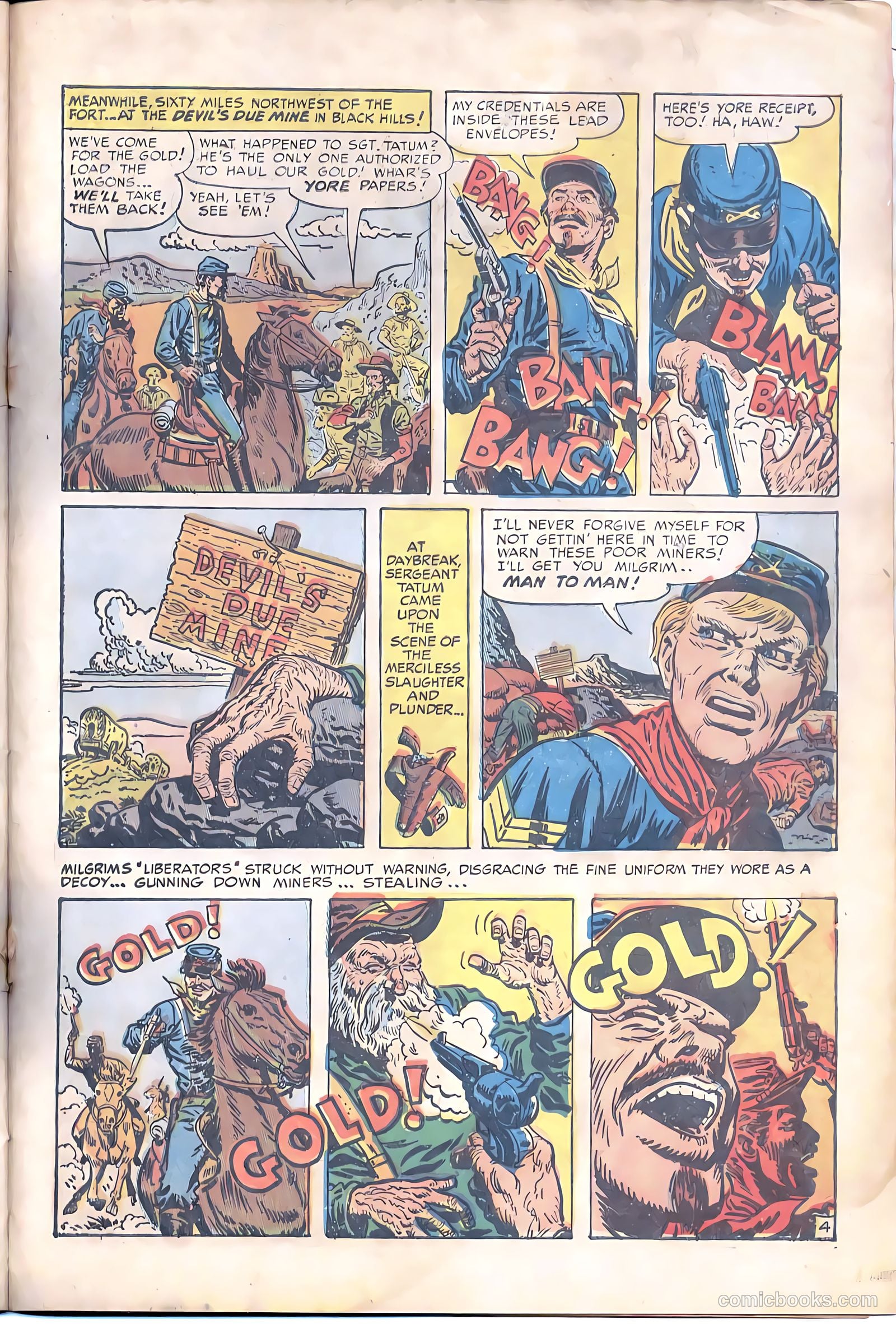 Prize Comics Western #98 (1950) — page 30 of 37